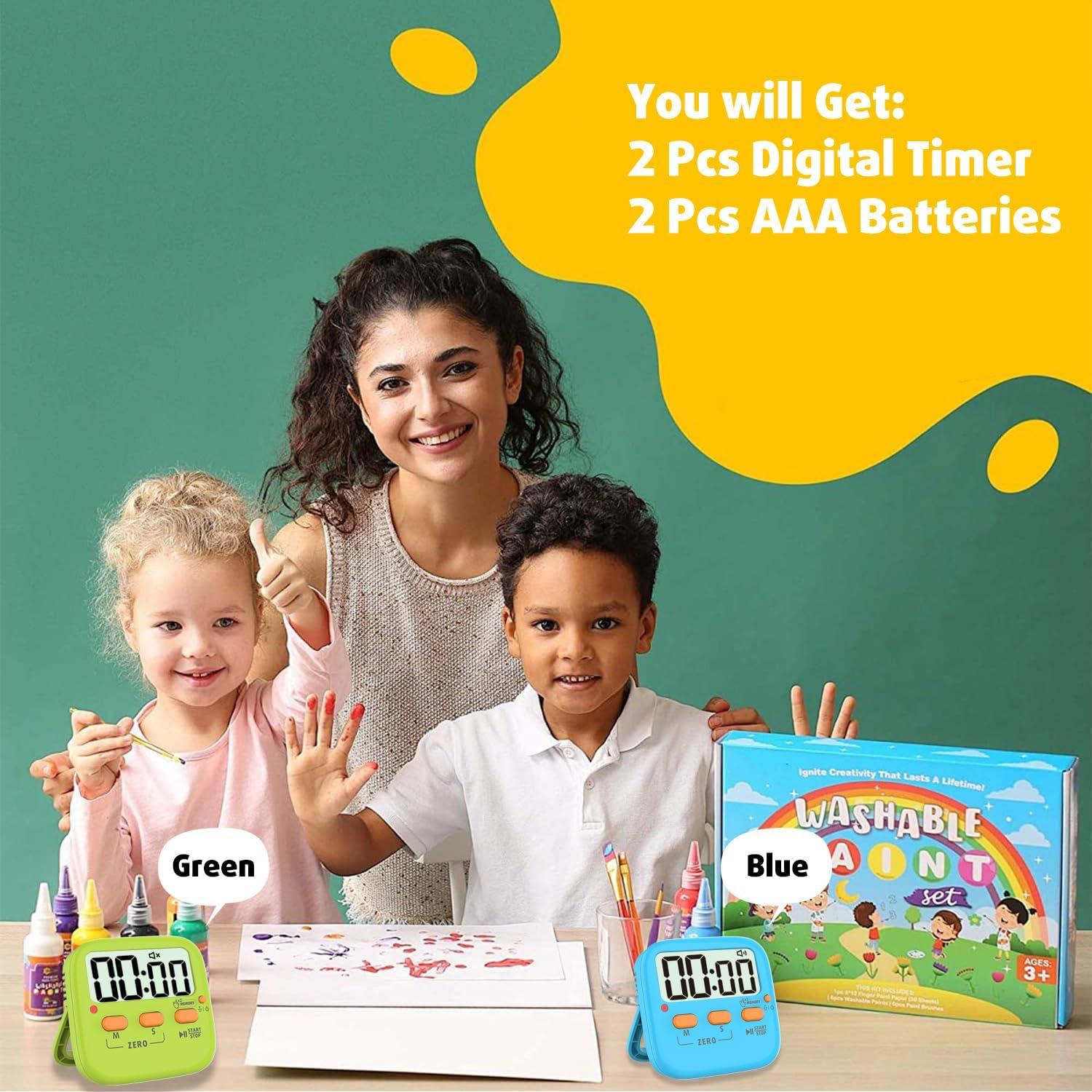 Temporizadores Digitales Magnéticos Azosowo - Paquete de 2