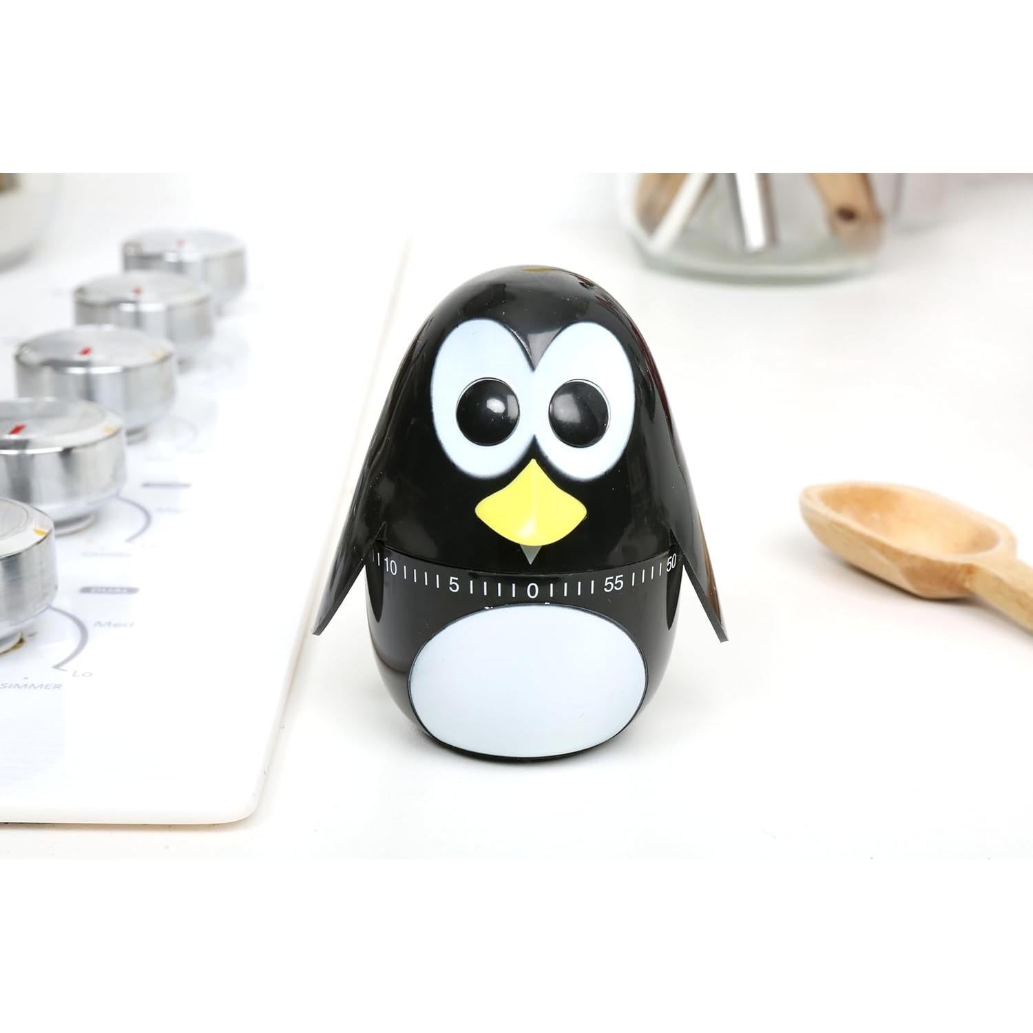 Temporizador de Cocina Kikkerland Pingüino 60 Minutos