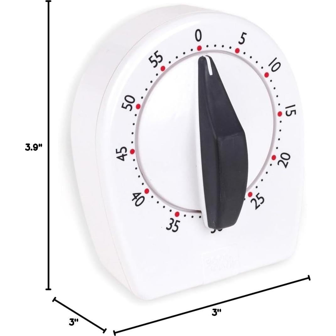 Temporizador Mecánico GoodCook 60 Minutos Blanco