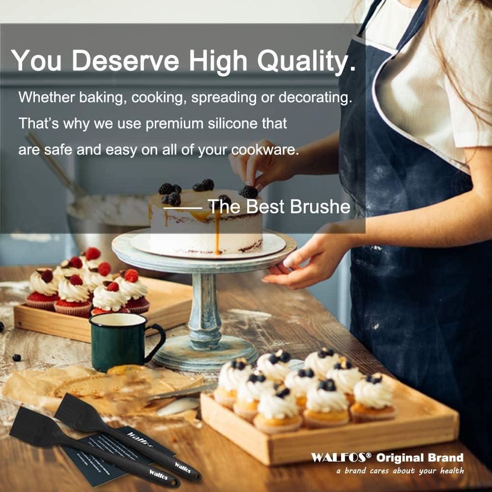 Set de Brochas de Silicona Walfos para Basting 2 Pcs Resistente al Calor