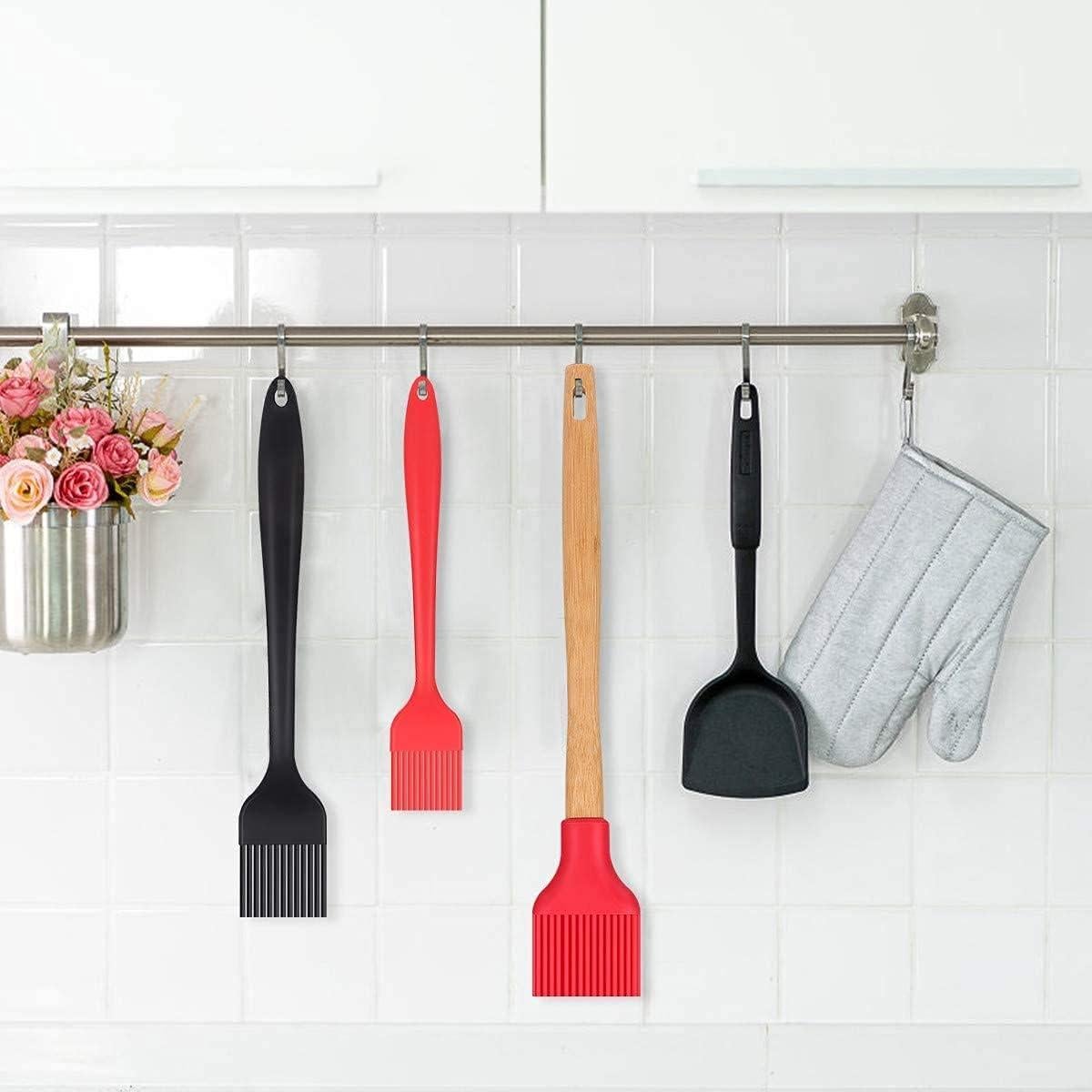 Brocha de Silicona SURDOCA 2 Pcs 25.7 cm y 20.3 cm Resistente al Calor