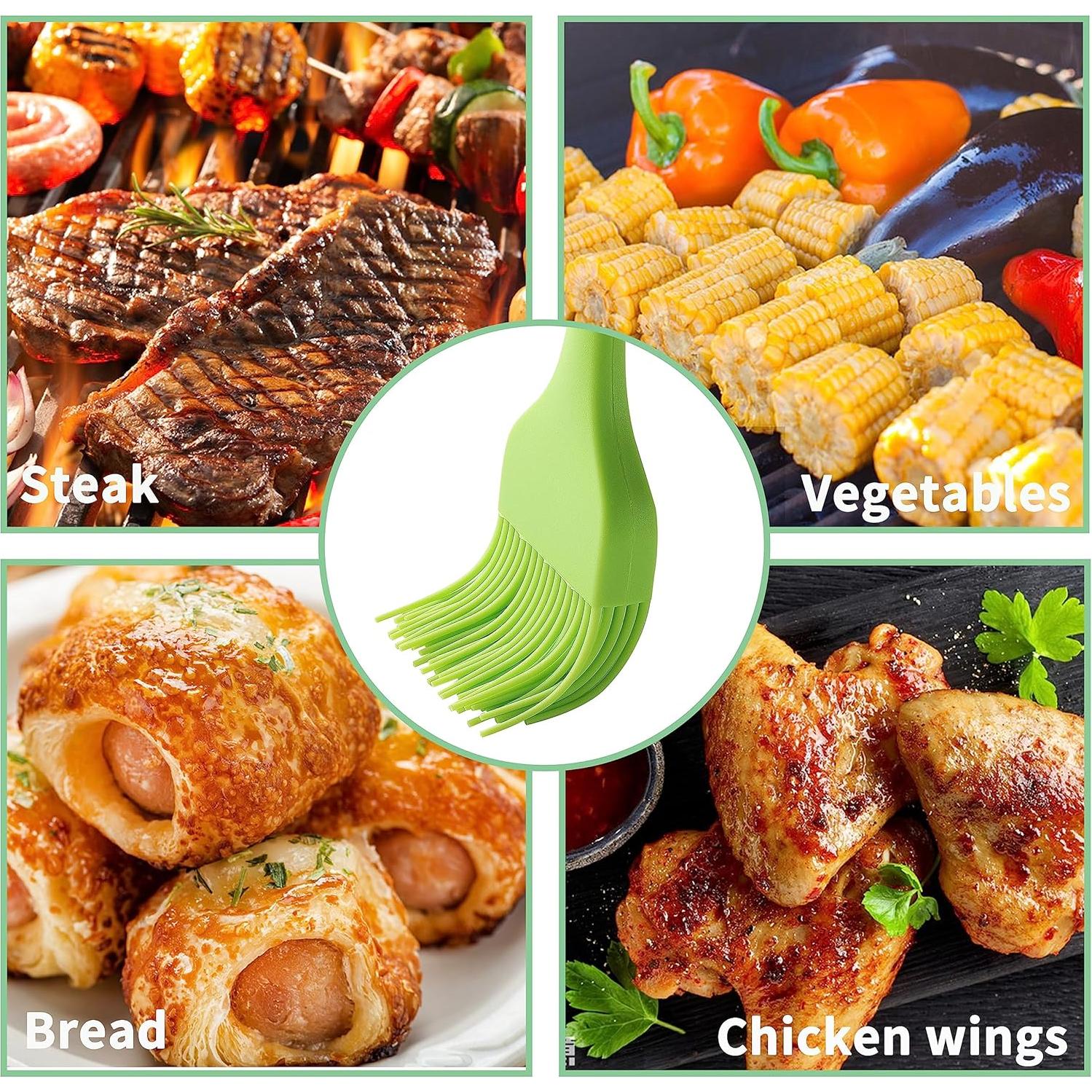 Set de 4 Brochas de Silicona MONGSEW para Basting - Apta Lavavajillas