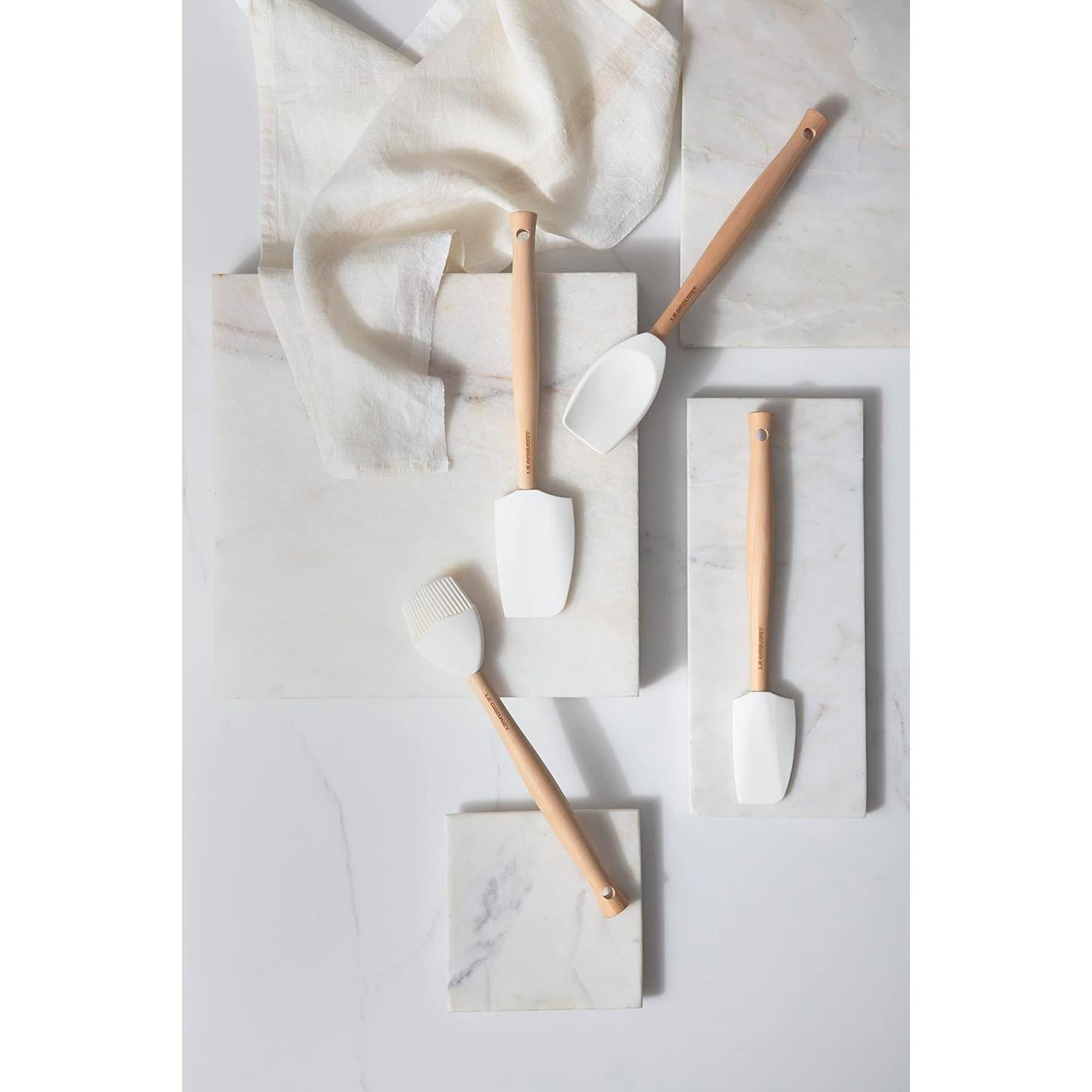 Brocha de Basting Le Creuset Craft 26.67 cm Silicona Blanca