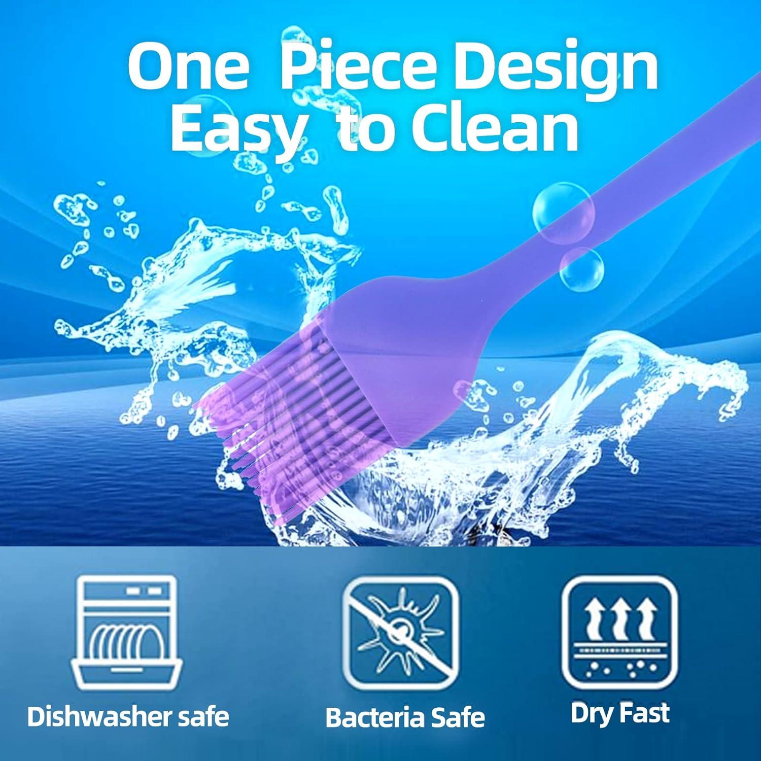 6 Brochas de Silicona Cualork para Basting y Pastelería