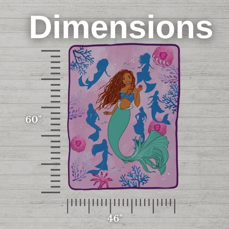 Manta Suave Franco La Sirenita 116x152 cm Micro Raschel