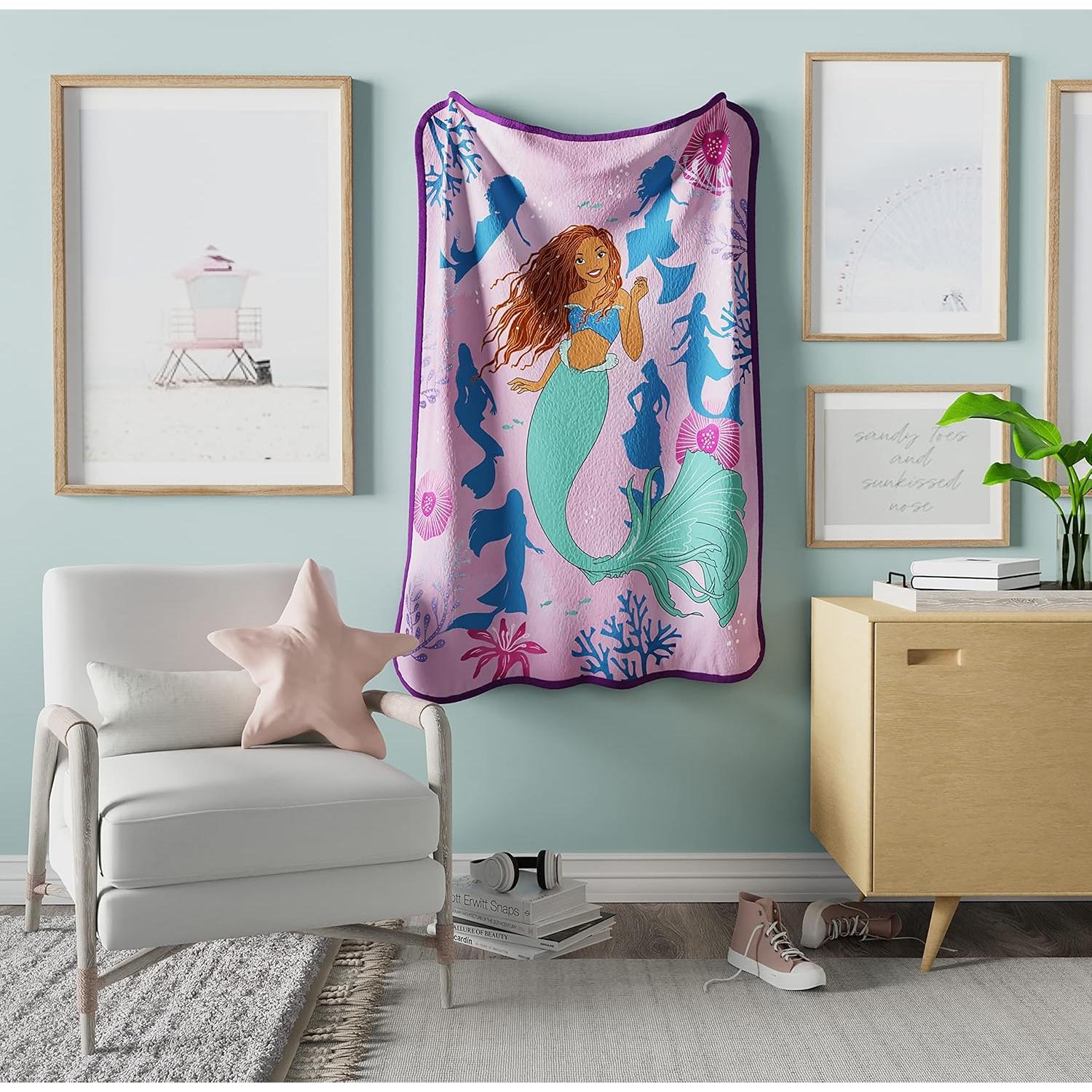 Manta Suave Franco La Sirenita 116x152 cm Micro Raschel