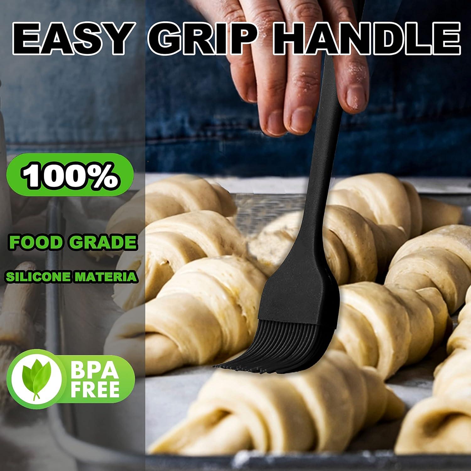 Brochas de Silicona para Basting Anaeat - 2 Piezas Resistentes al Calor