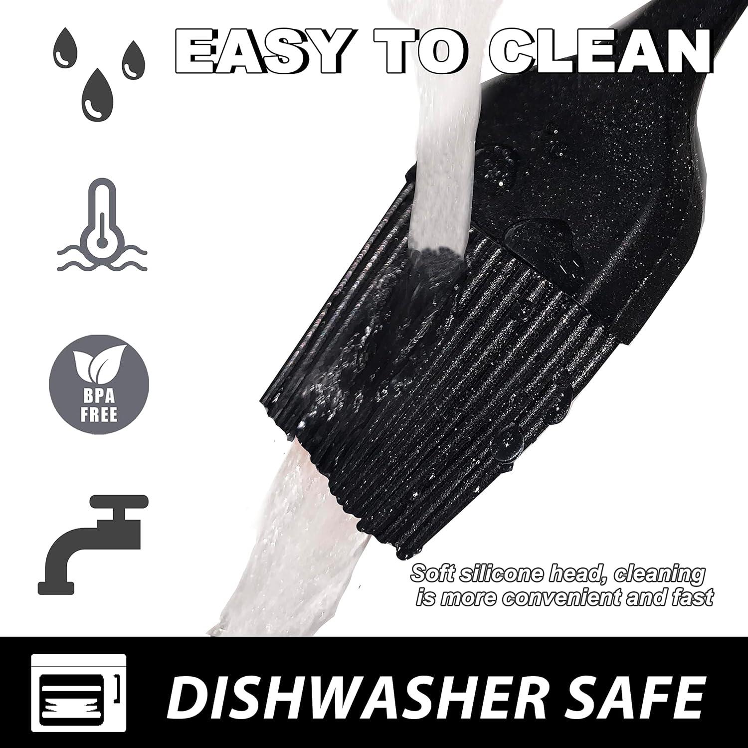 Brochas de Silicona para Basting Anaeat - 2 Piezas Resistentes al Calor