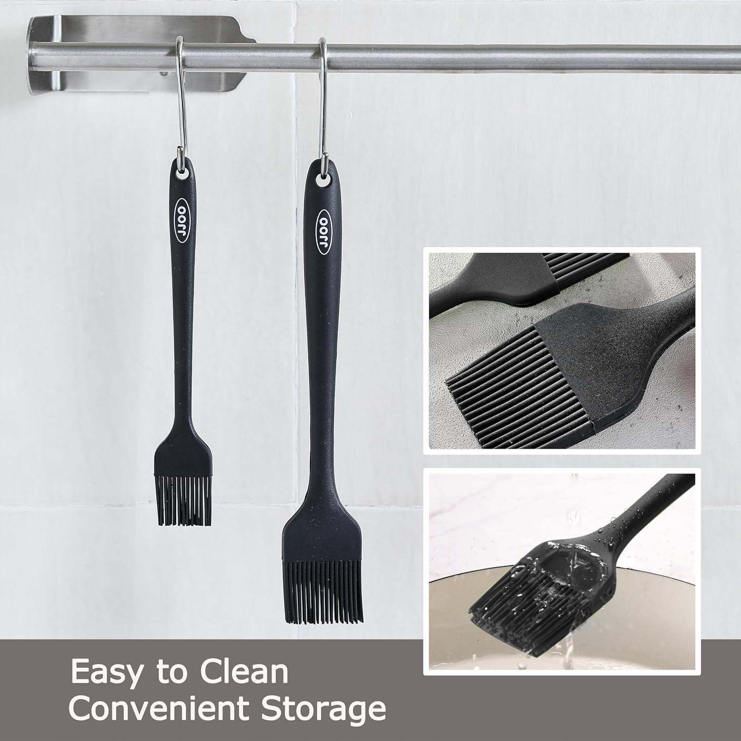 Juego de 2 Brochas de Silicona JJOO para Cocina - Resistente al Calor