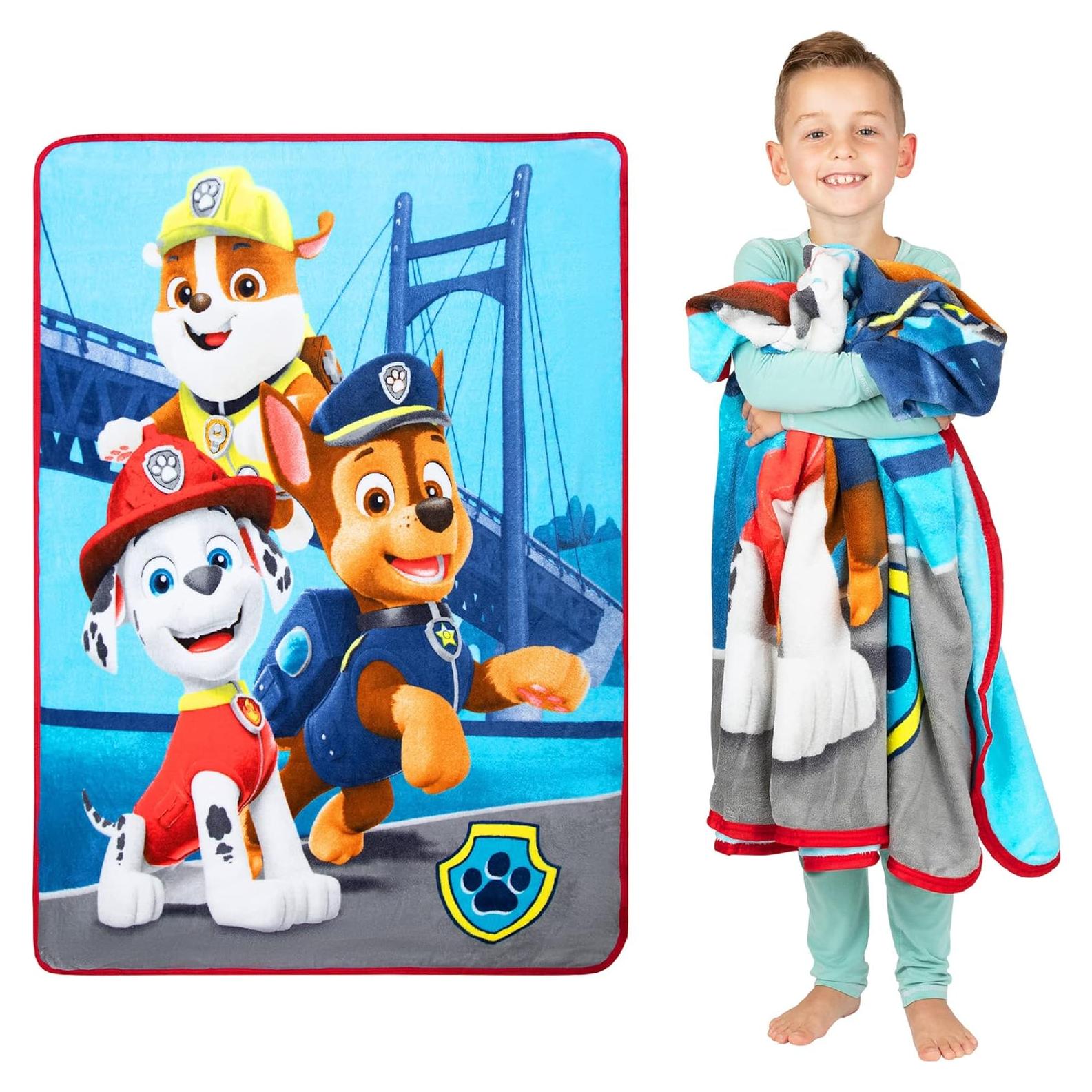 Manta Paw Patrol Franco Kids 116x152 cm Suave Micro Raschel