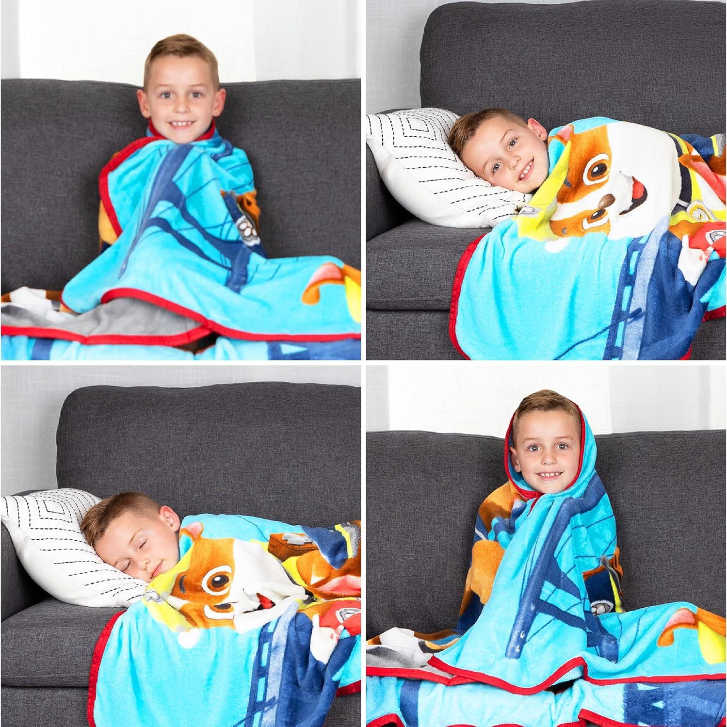 Manta Paw Patrol Franco Kids 116x152 cm Suave Micro Raschel