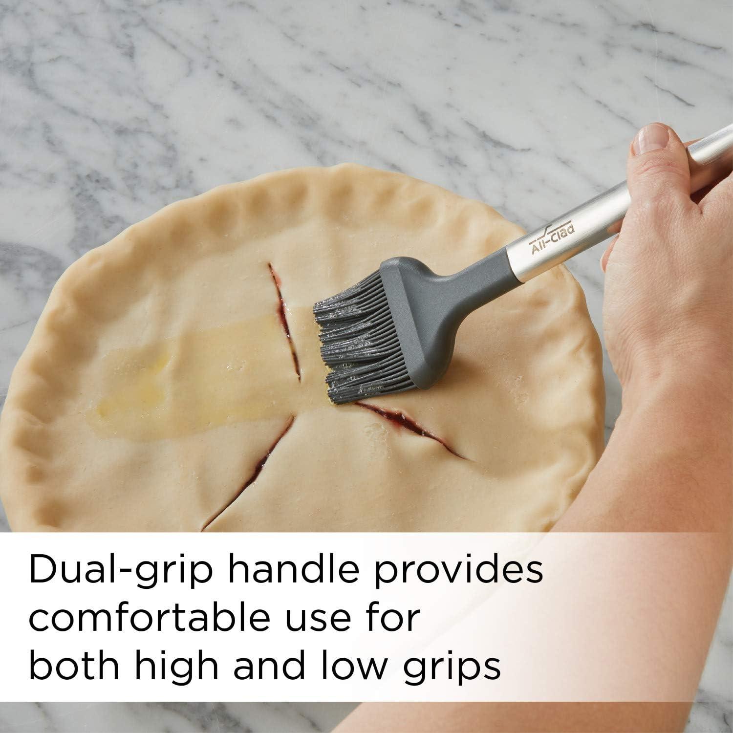 Pincel de Pastelería All-Clad de Silicona y Acero Inoxidable