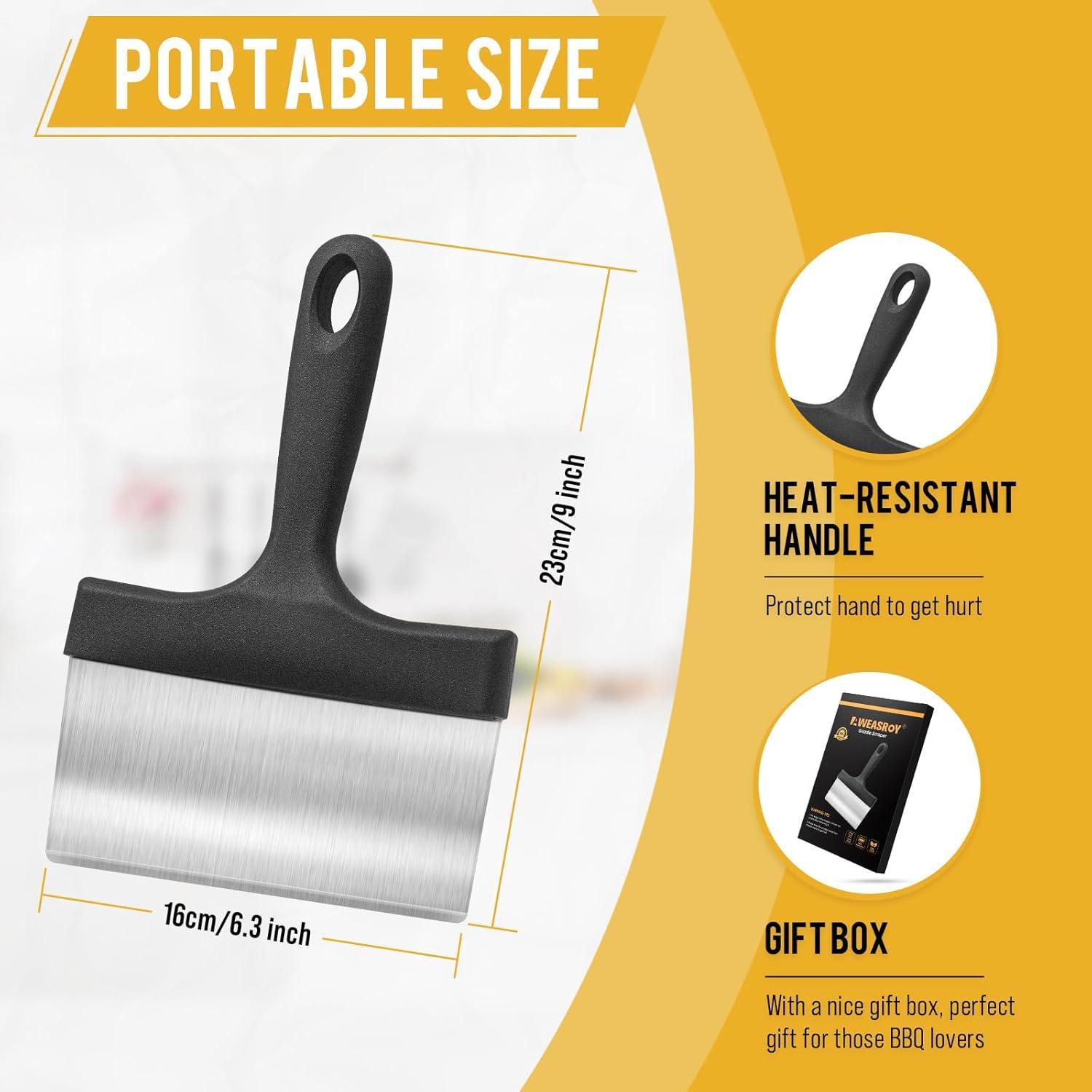 Raspador de Parrilla AWEASROY Acero Inoxidable 12.7 cm