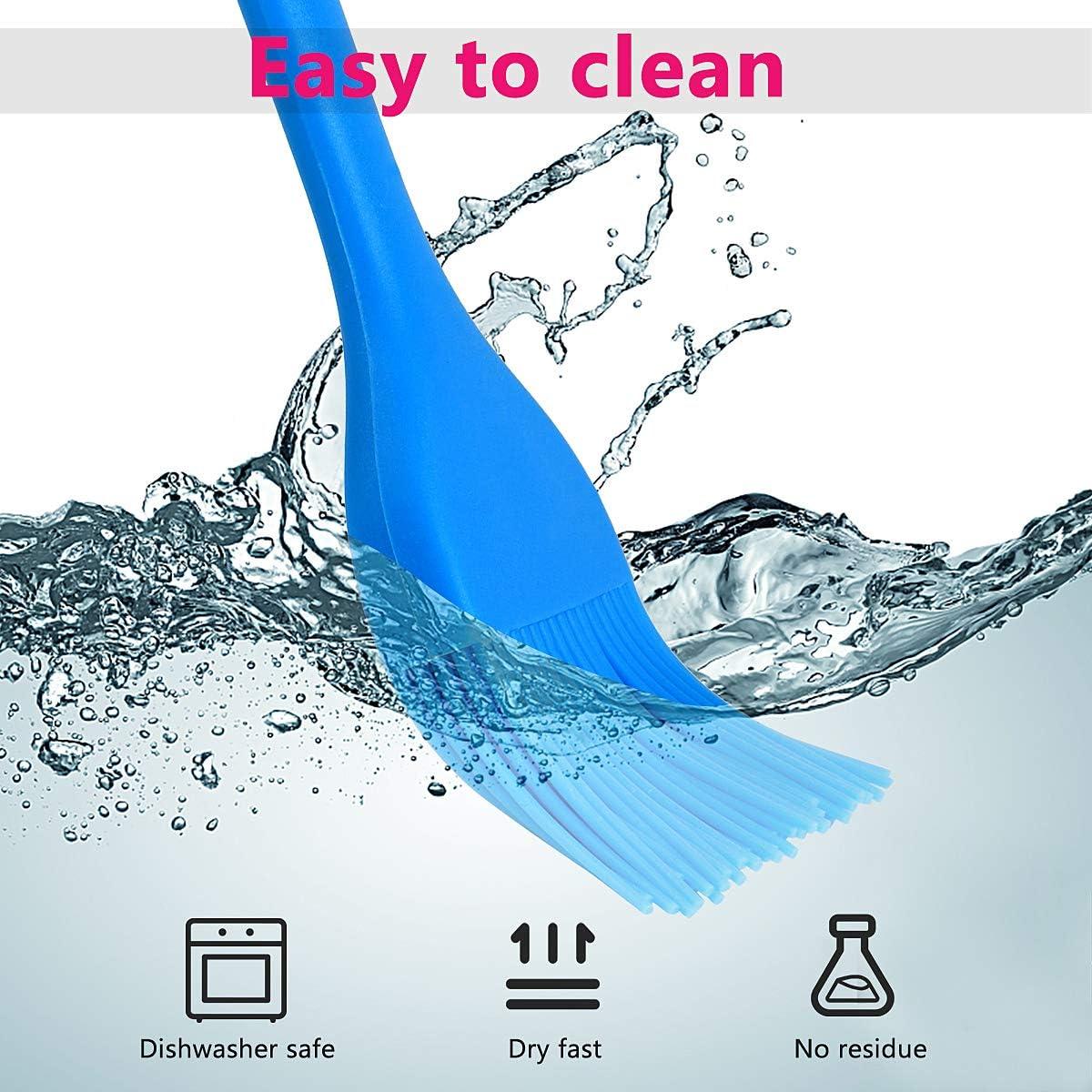 Juego de Brochas de Silicona Hhyn 2 Piezas Resistente al Calor