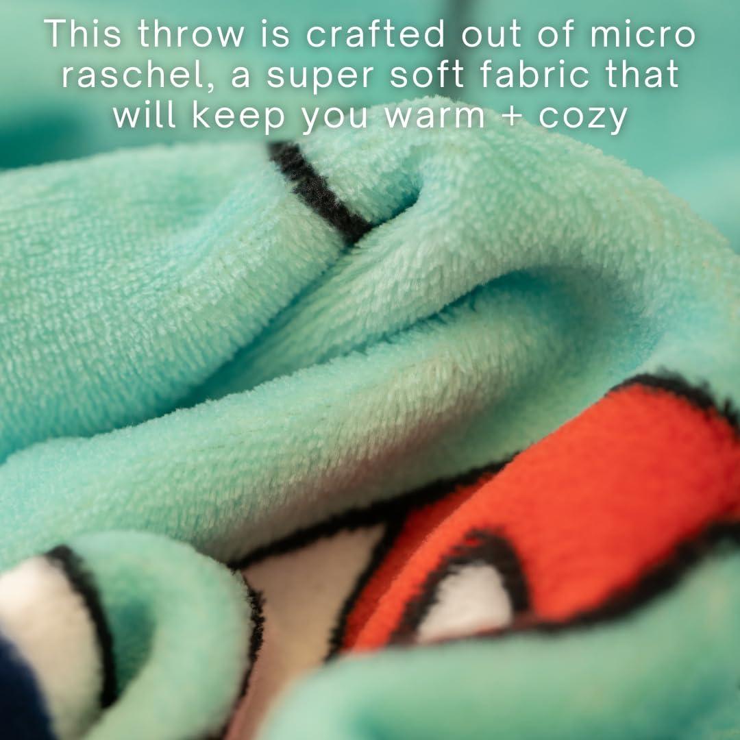 Manta Pokémon Franco Pikachu y Bulbasaur 116x152 cm