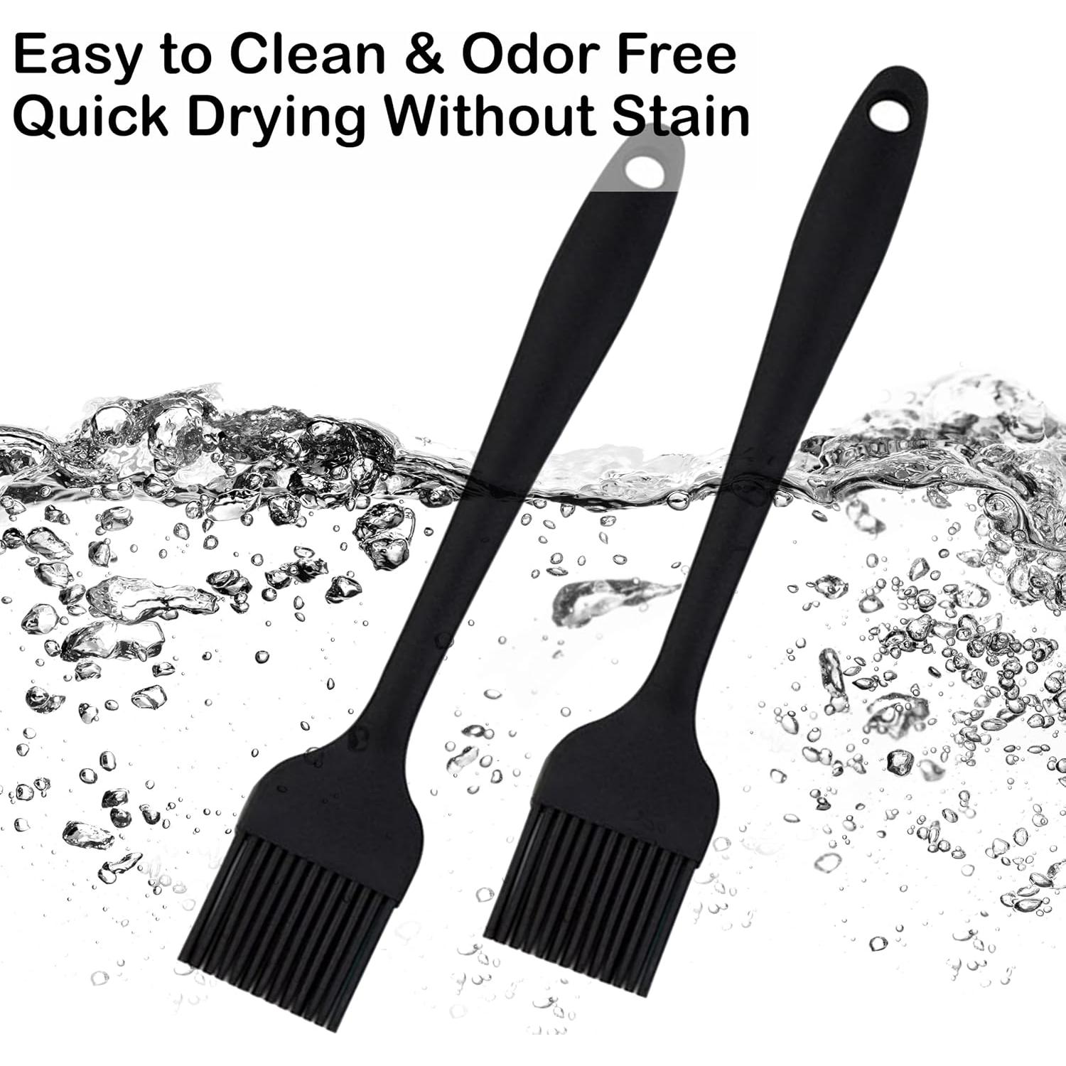 Brocha de Pastelería NXRACSH 3 Piezas Silicona Resistente al Calor