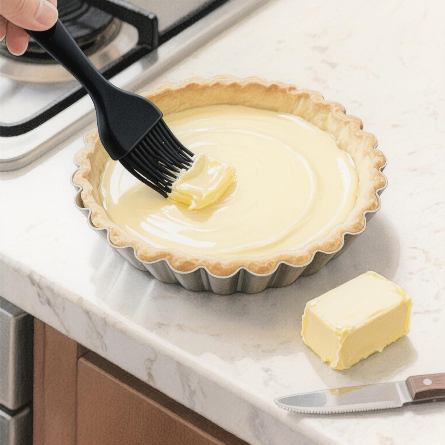 Brocha de Pastelería NXRACSH 3 Piezas Silicona Resistente al Calor