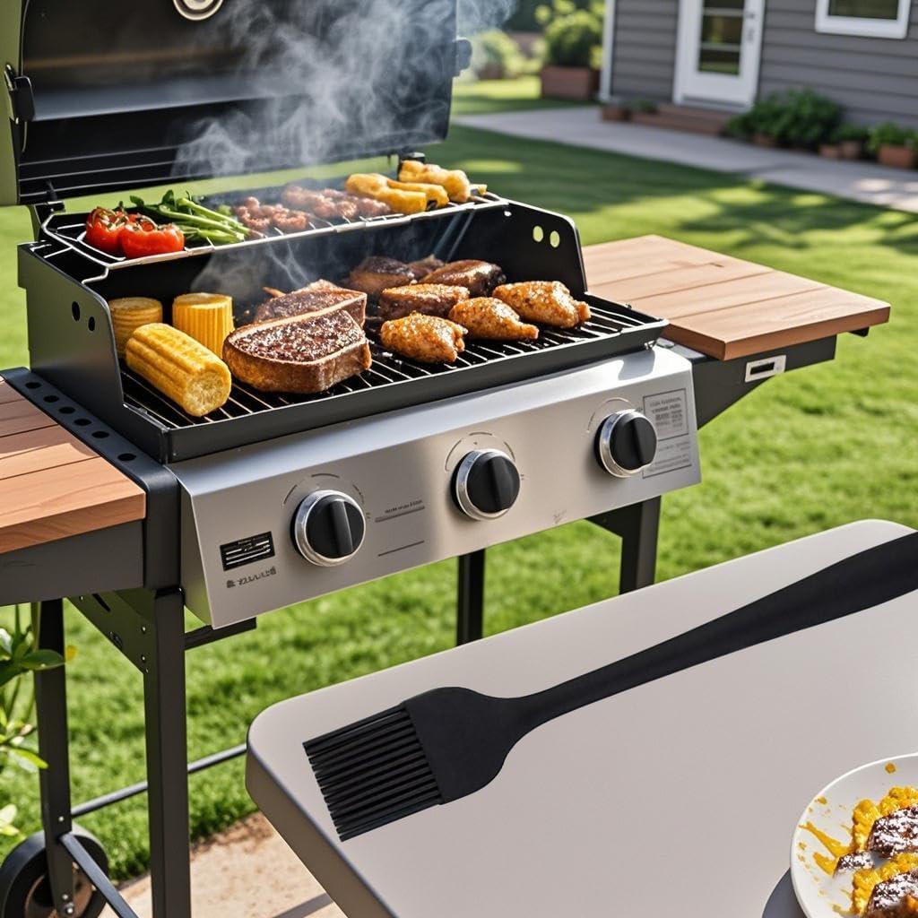 Brocha de Pastelería NXRACSH 3 Piezas Silicona Resistente al Calor