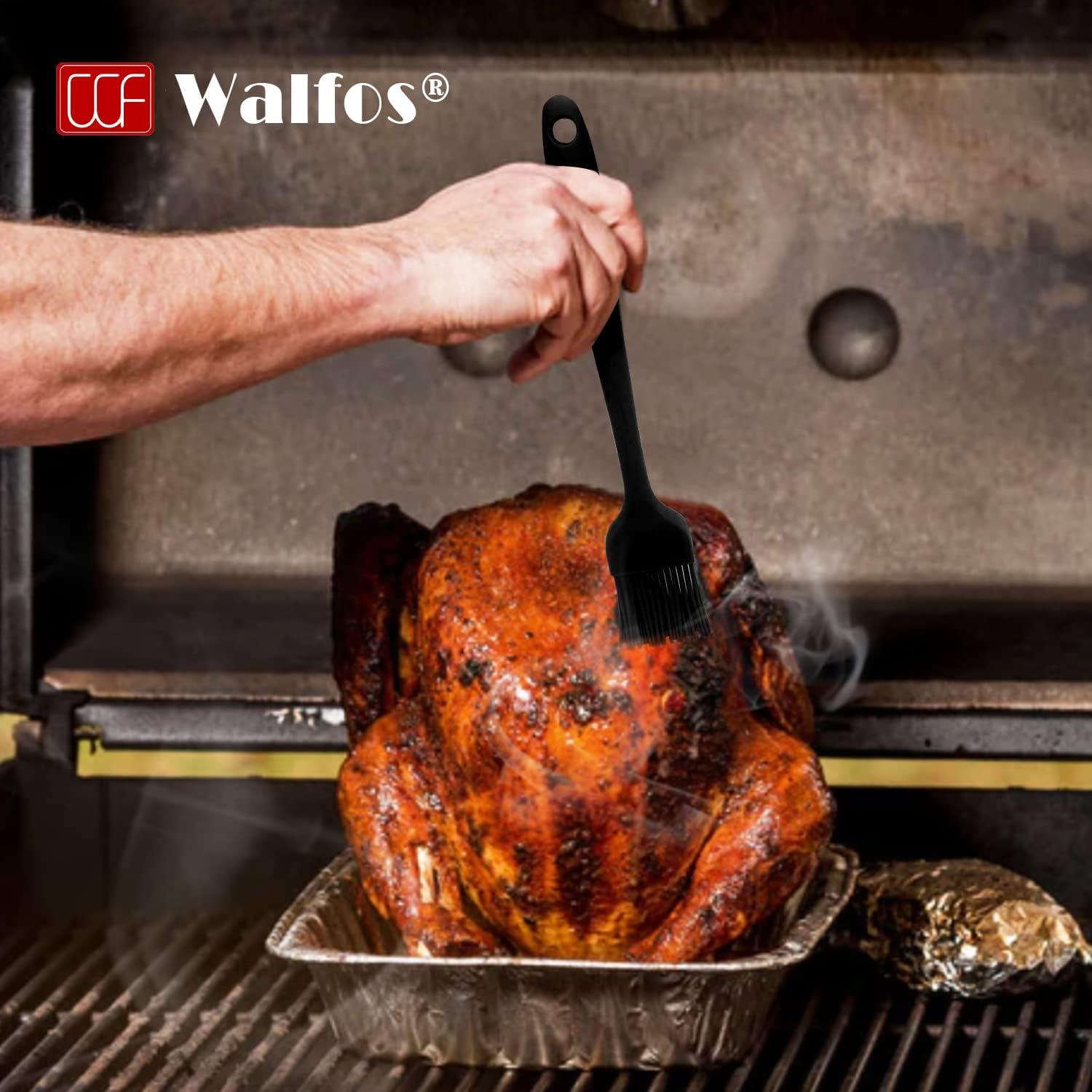 Set de Brochas de Pastelería Walfos 3 Tamaños Silicona