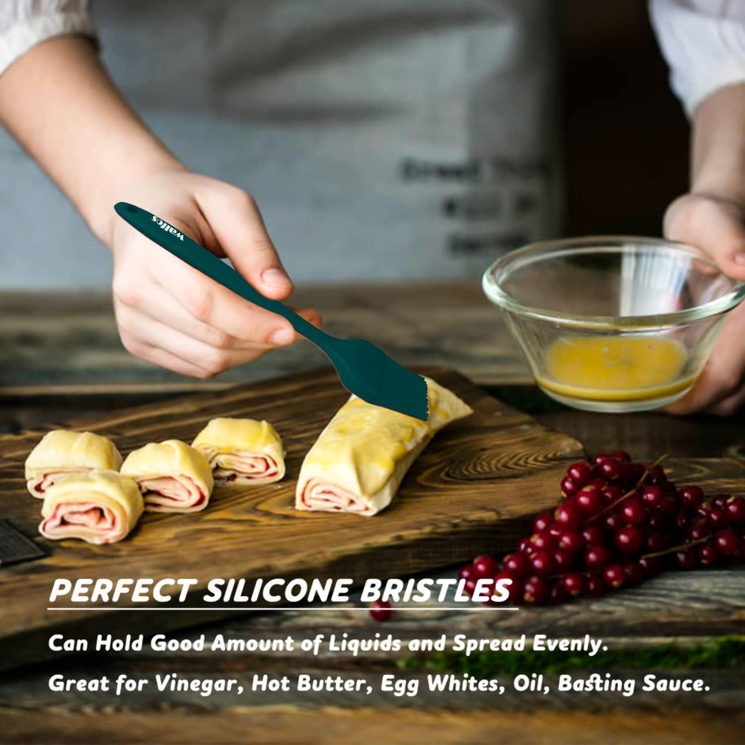 Set de Brochas de Pastelería Walfos 3 Tamaños Silicona