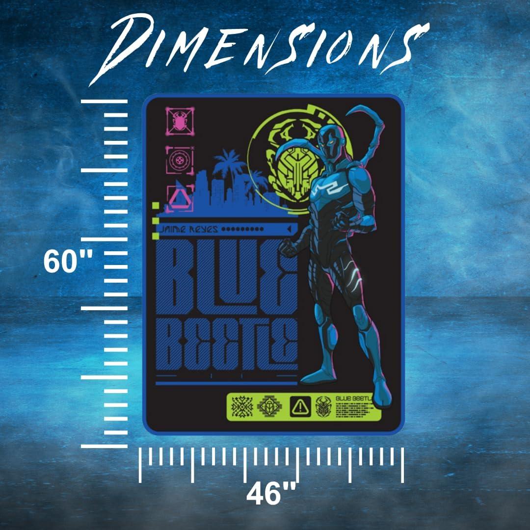 Manta Infantil Franco Blue Beetle 116x152 cm Suave