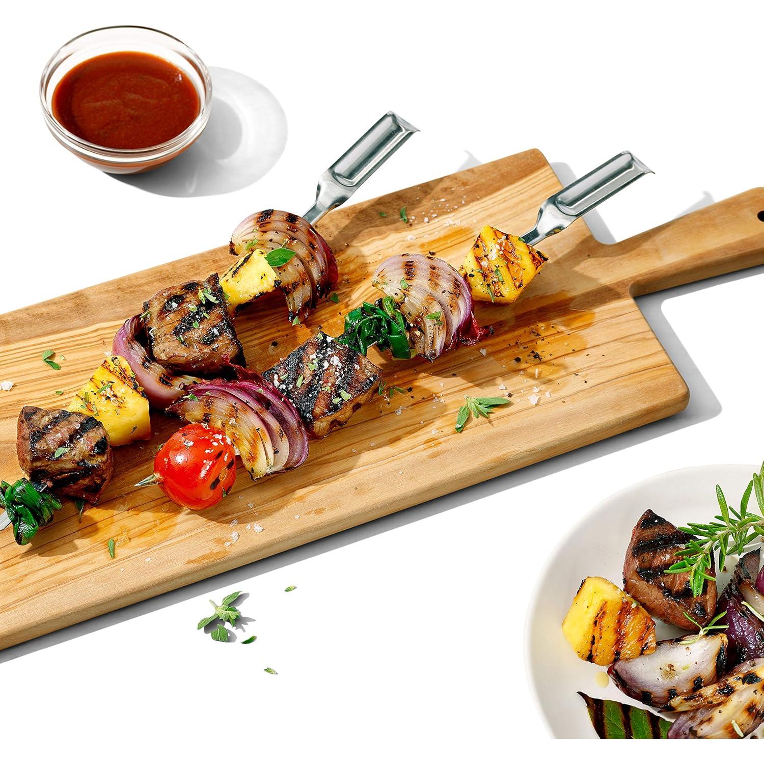 Juego de Pinchos para Asar OXO Good Grips - 6 Piezas Acero Inoxidable