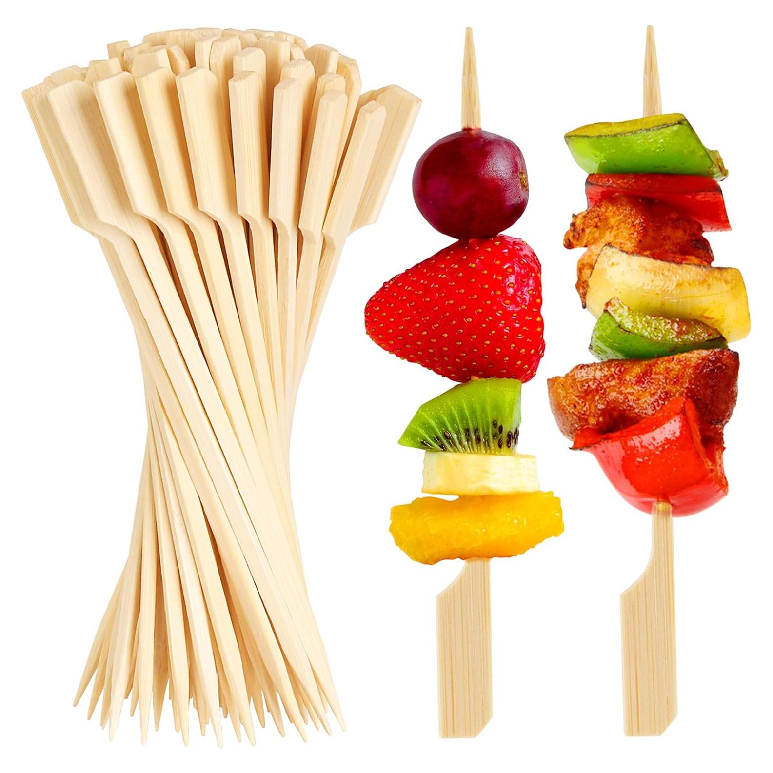 300 Palillos de Bambú FATLODA 11.94 cm para Aperitivos