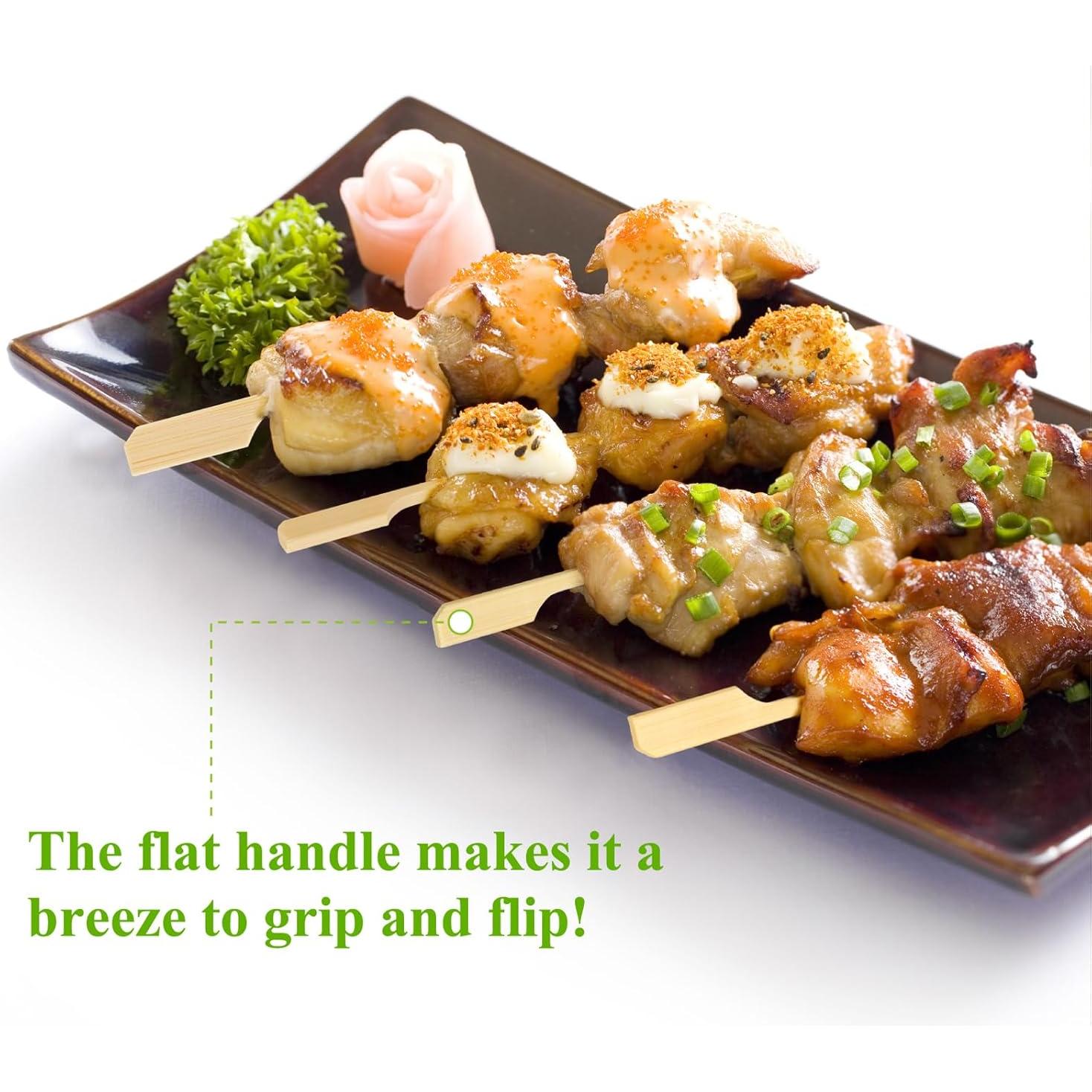 300 Palillos de Bambú FATLODA 11.94 cm para Aperitivos