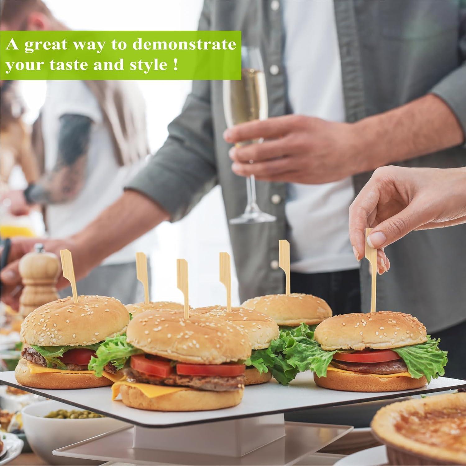 300 Palillos de Bambú FATLODA 11.94 cm para Aperitivos