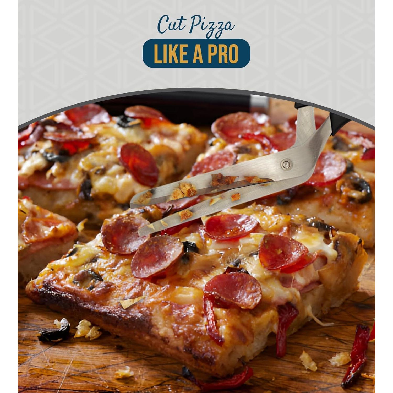 Tijeras Cortadoras de Pizza RAAFI 26.9 cm Acero Inoxidable