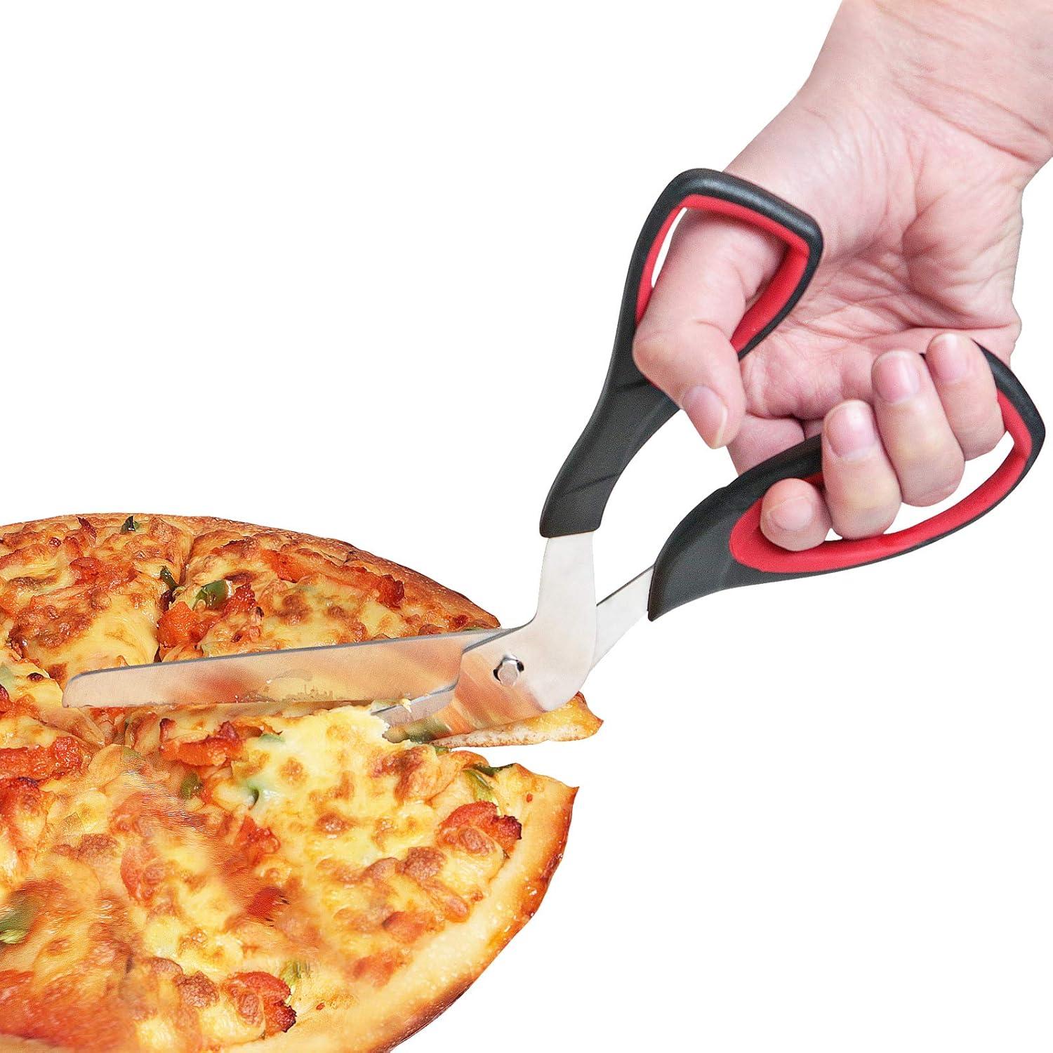 Tijeras para Pizza Asdirne 26.7 cm Mango Ergonómico Acero Inoxidable