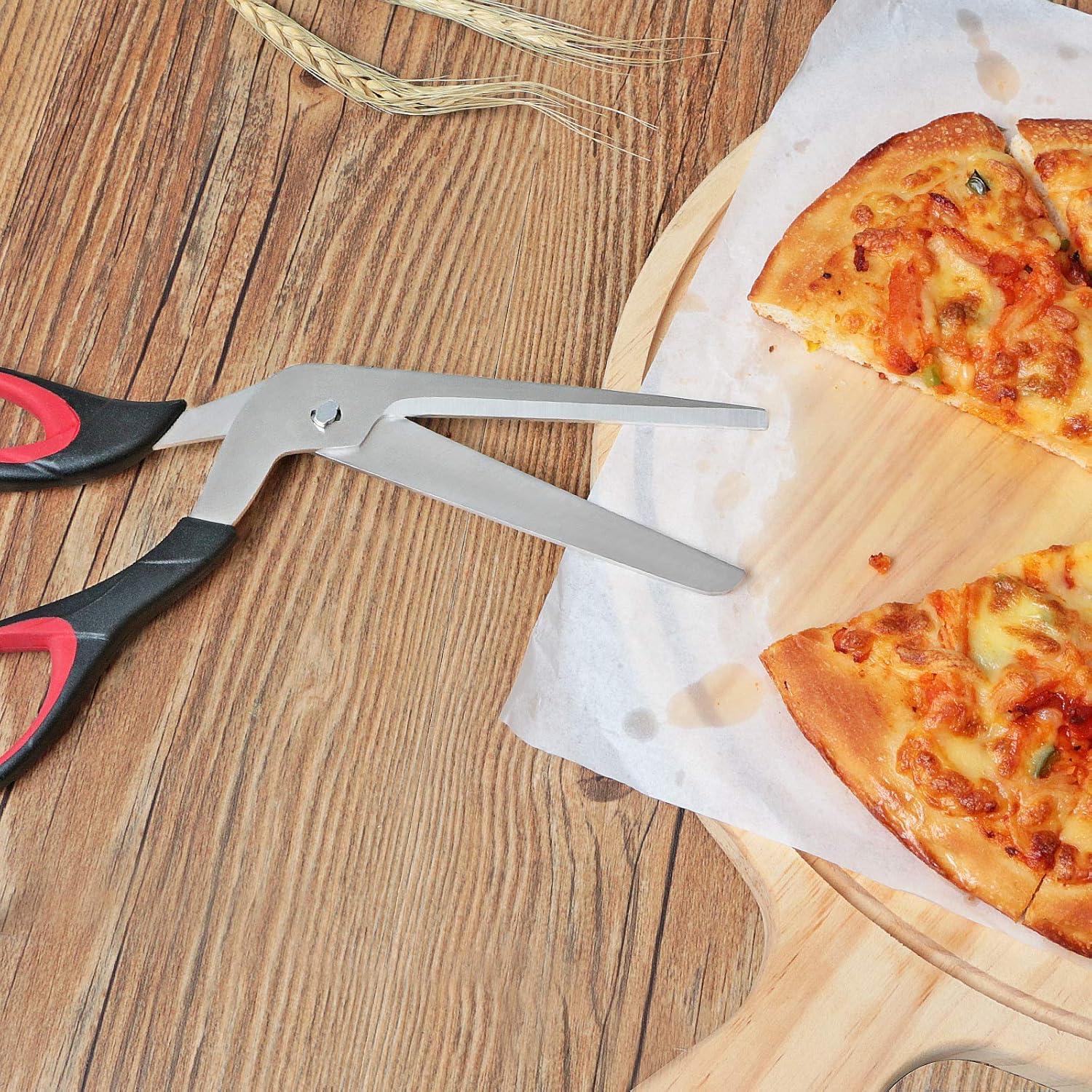 Tijeras para Pizza Asdirne 26.7 cm Mango Ergonómico Acero Inoxidable