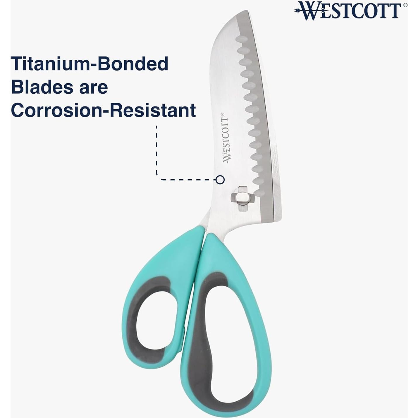 Tijeras de Cocina Westcott de Titanio 23 cm Verde para Pizza