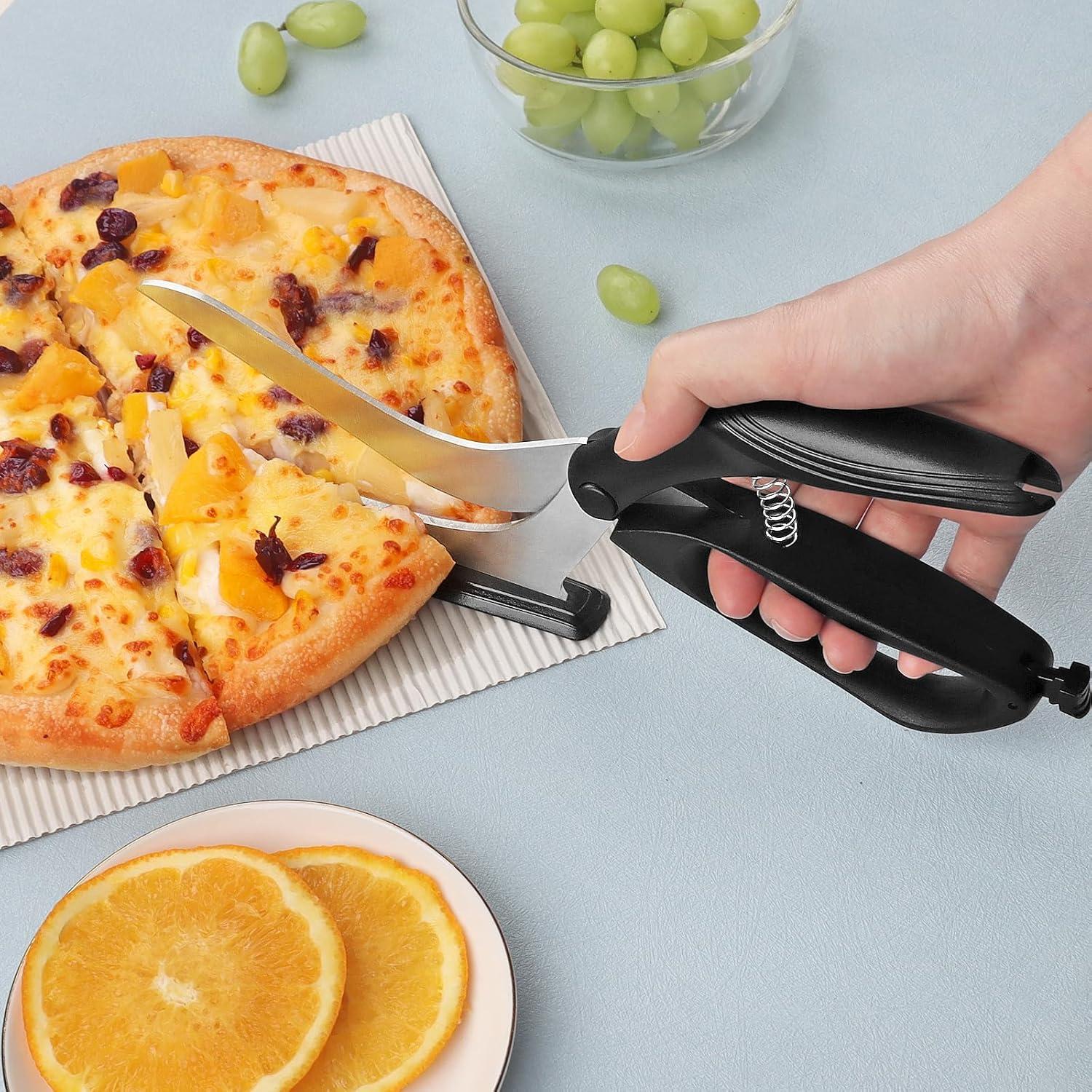 Tijeras Cortadoras de Pizza Frepxzlk con Cuchillas de Acero Inoxidable