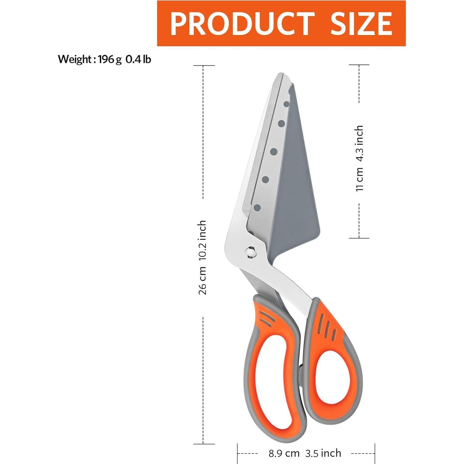 Tijeras para Pizza Vutyvve 27 cm Acero Inoxidable Ergonomicas