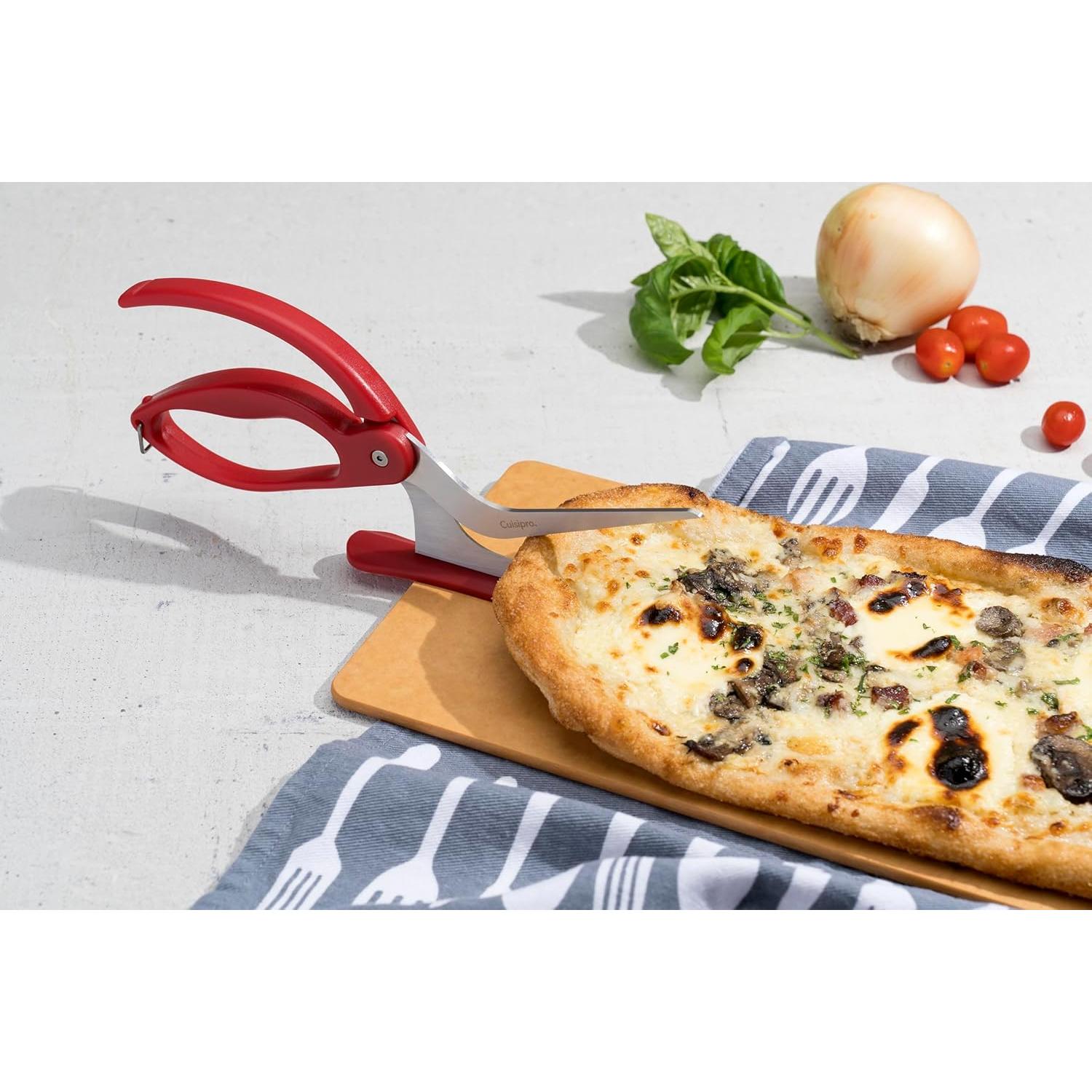 Tijeras para Pizza Cuisipro Rojo 29.7 cm Acero Inoxidable