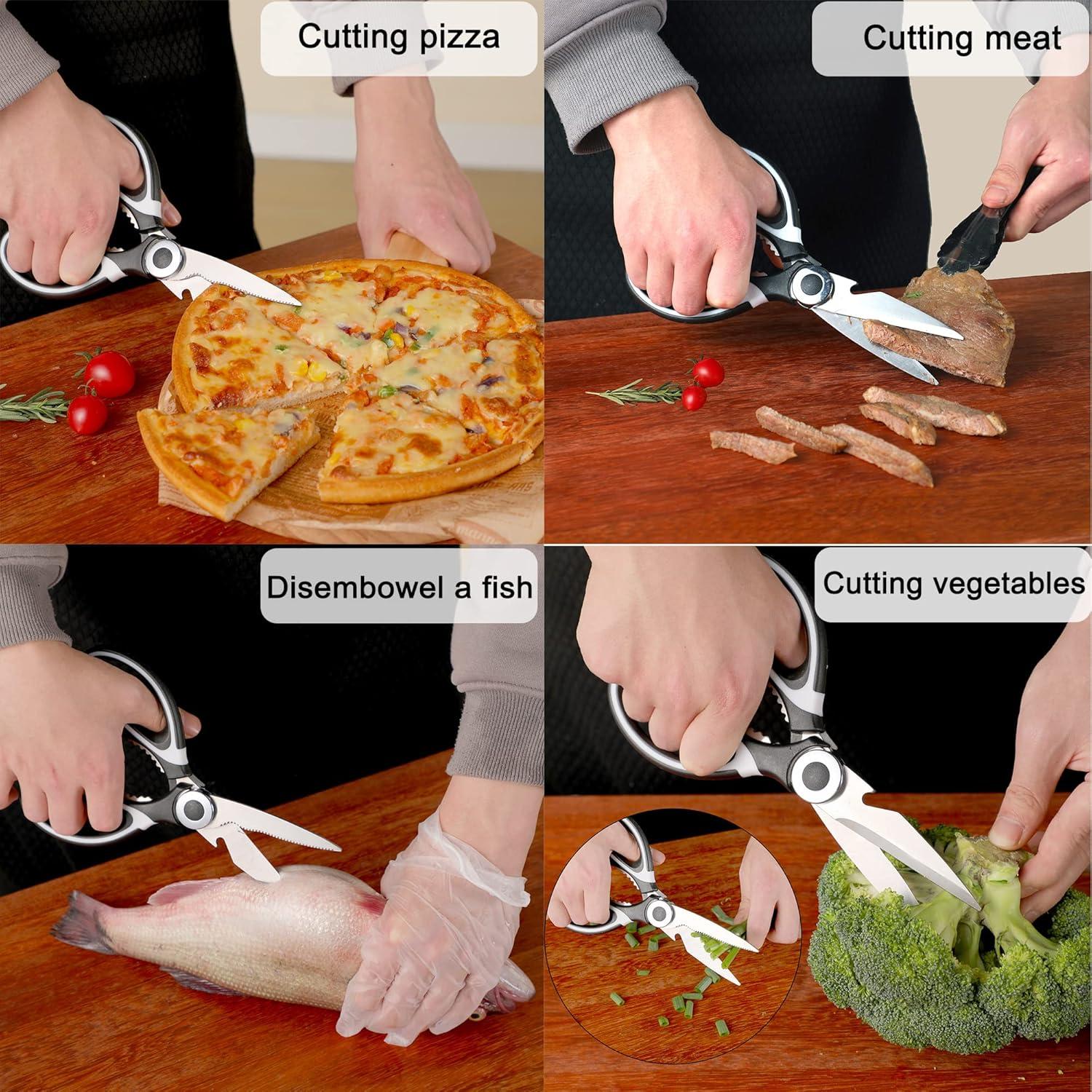 Tijeras de Cocina OMDAR 3 Paquete Acero Inoxidable 21.1 cm