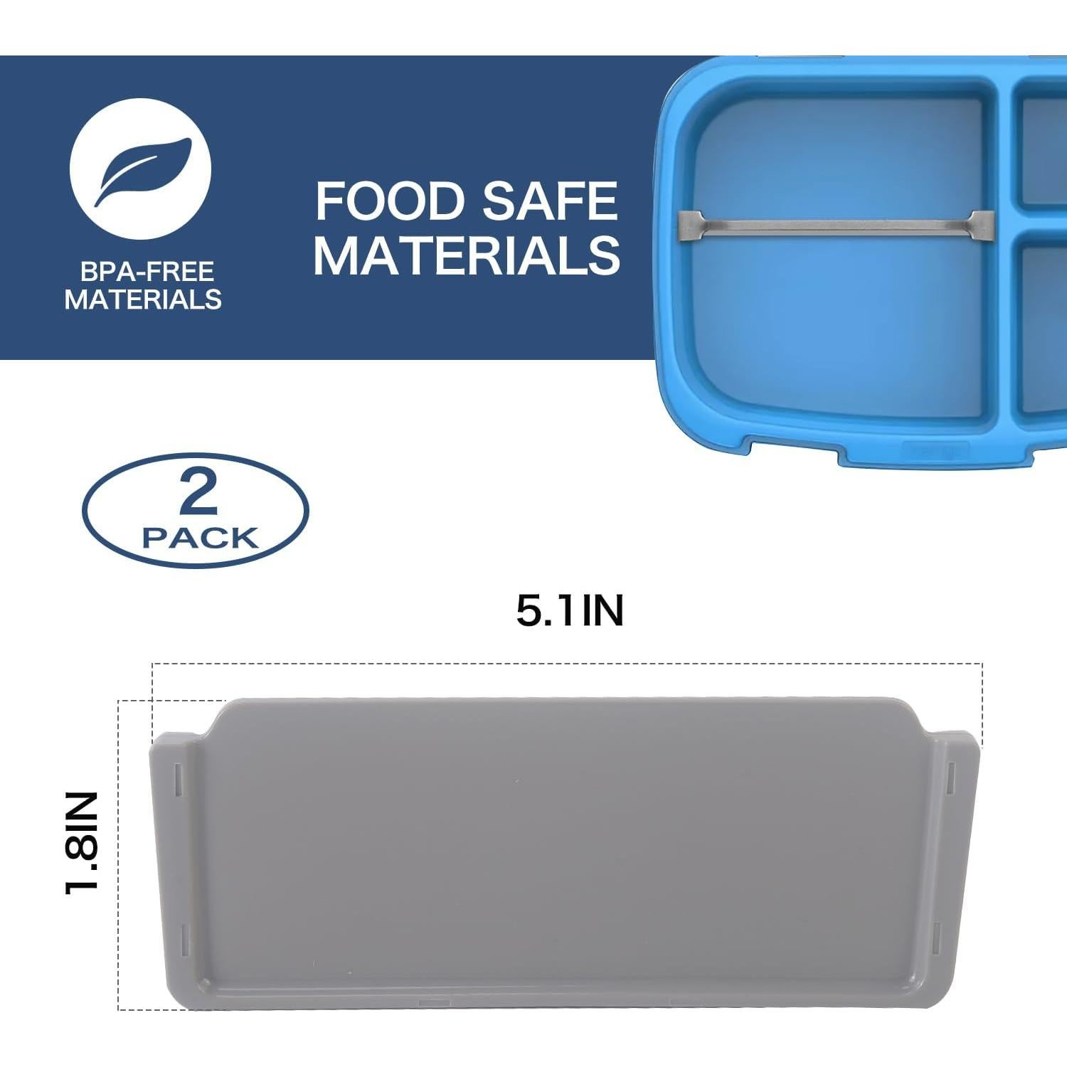 Divisor de Inserción para Caja de Almuerzo Bentgo Fresh - 2 Piezas