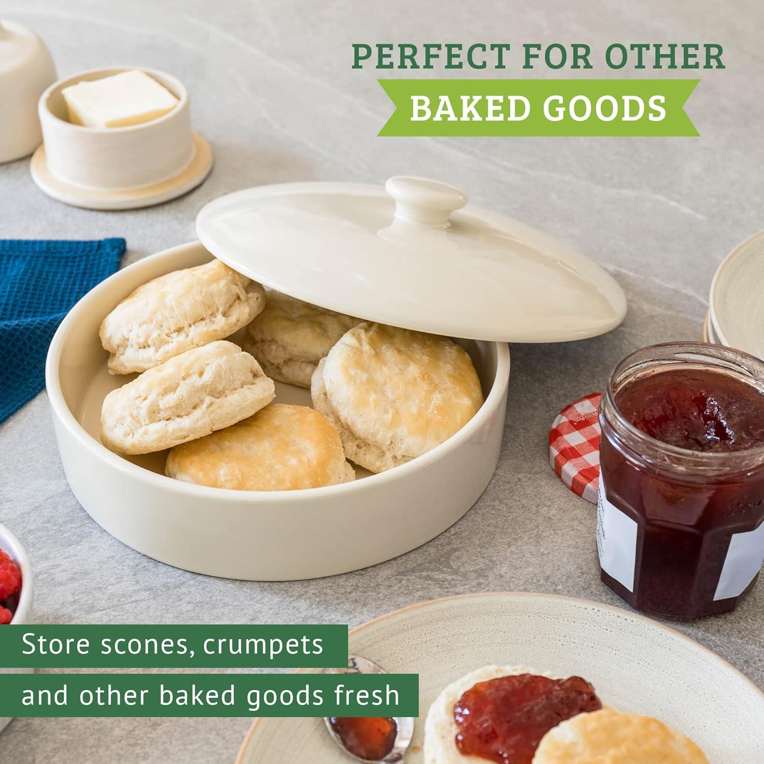 Calentador de Tortillas Cerámica Chef Tacos 20 cm Crema