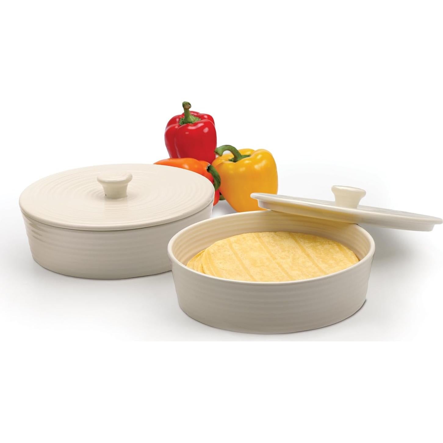 Calentador de Tortillas Cerámica RSVP Internacional 21.6 cm