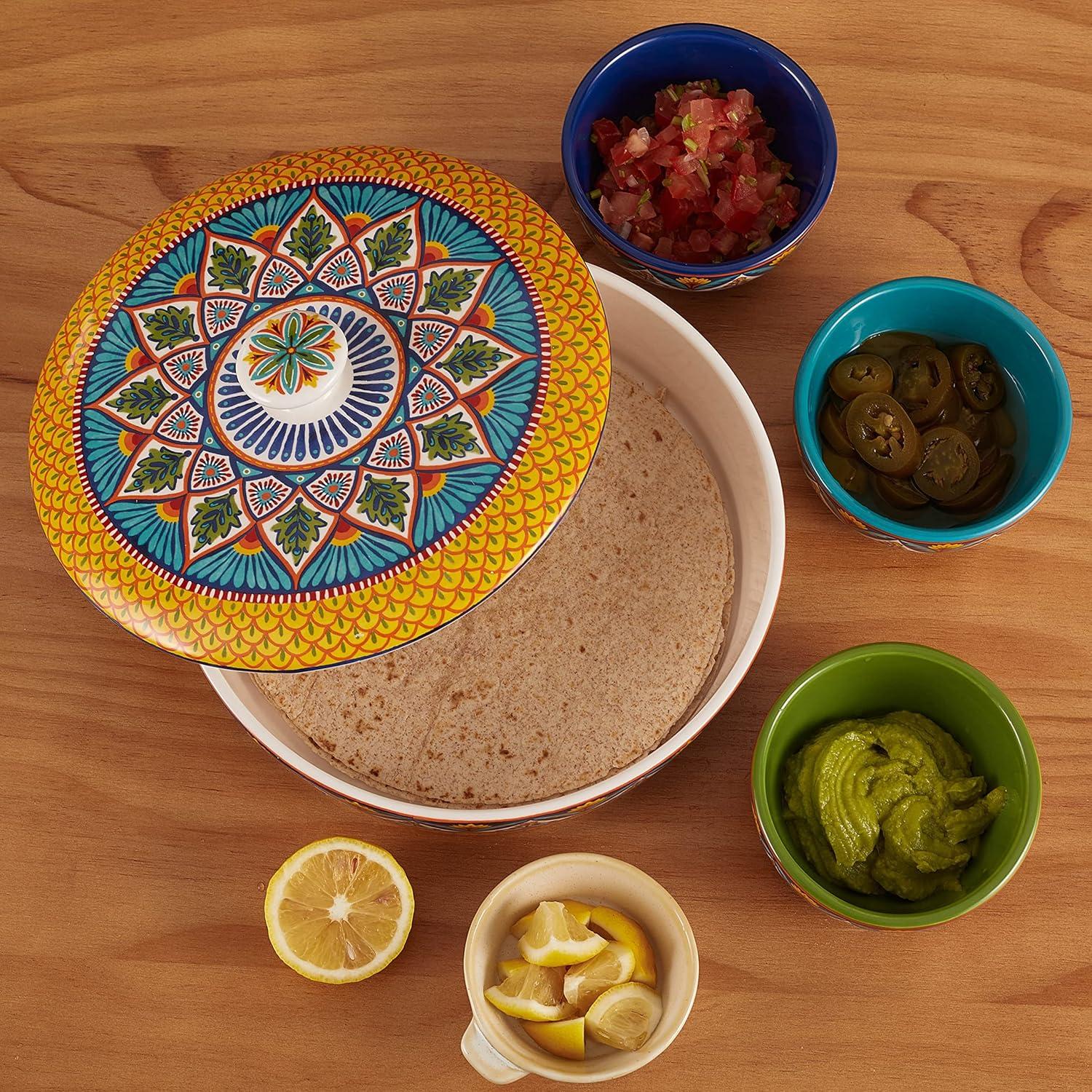 Calentador de Tortillas Bico Havana Cerámica 22.6 cm