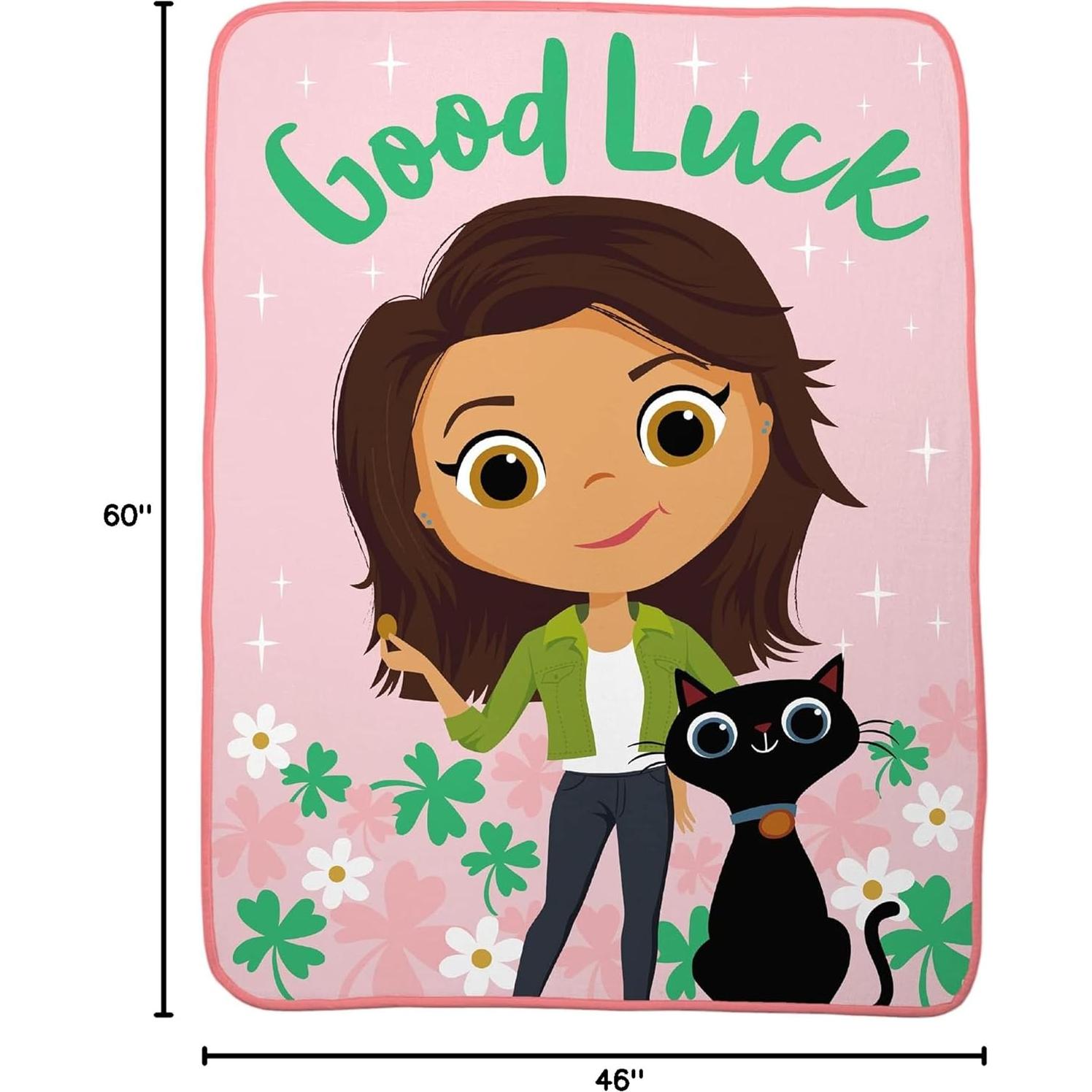 Manta Micro Raschel Suave Franco Suerte 116.84x152.4 cm