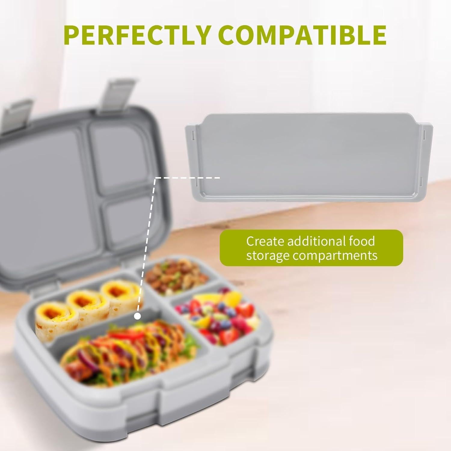 Divisores de Silicona Axlksia para Caja de Almuerzo Bentgo - 3 Pcs