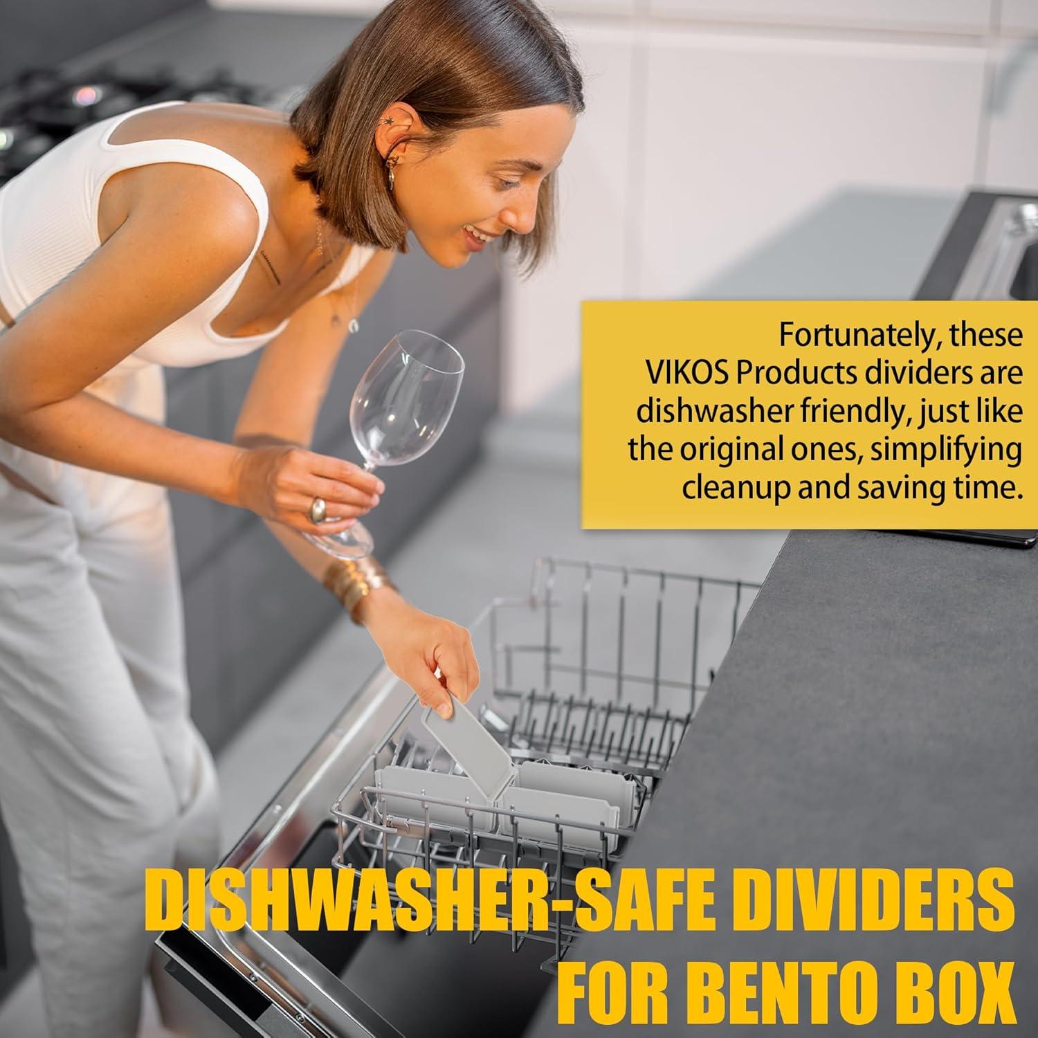 Divisores para Bandejas de Almuerzo VIKOS - Paquete de 4