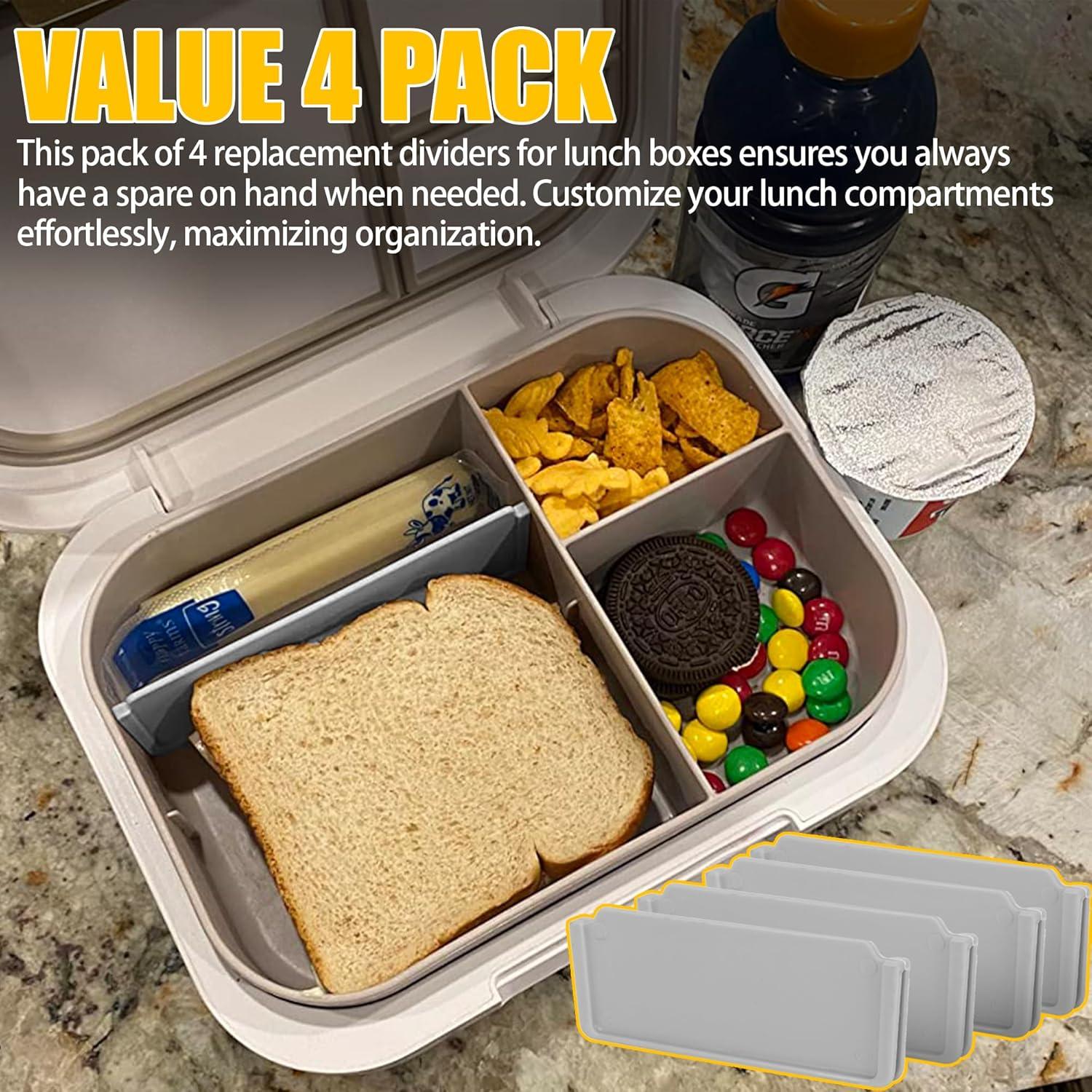 Divisores para Bandejas de Almuerzo VIKOS - Paquete de 4