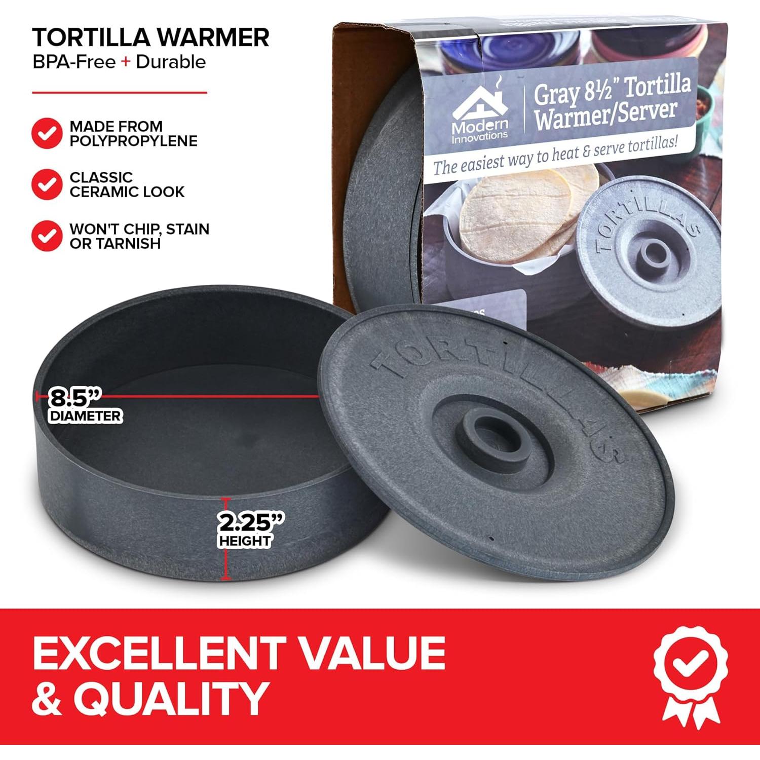 Calentador de Tortillas Innovaciones Modernas 21.6 cm Apto Microondas