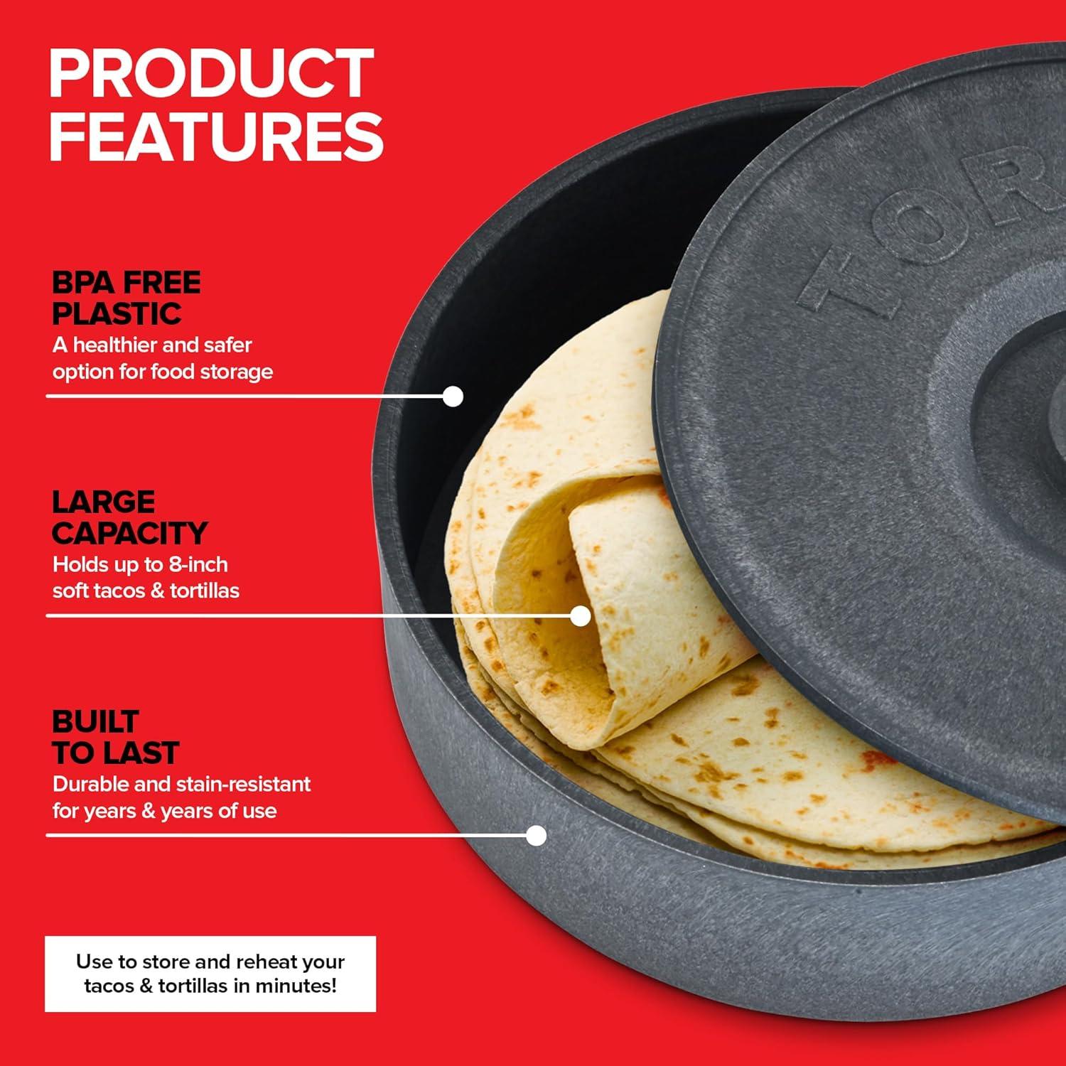 Calentador de Tortillas Innovaciones Modernas 21.6 cm Apto Microondas