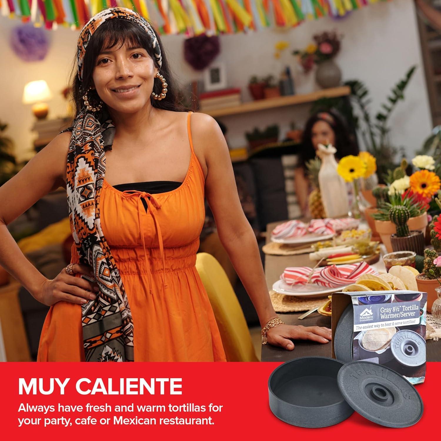 Calentador de Tortillas Innovaciones Modernas 21.6 cm Apto Microondas