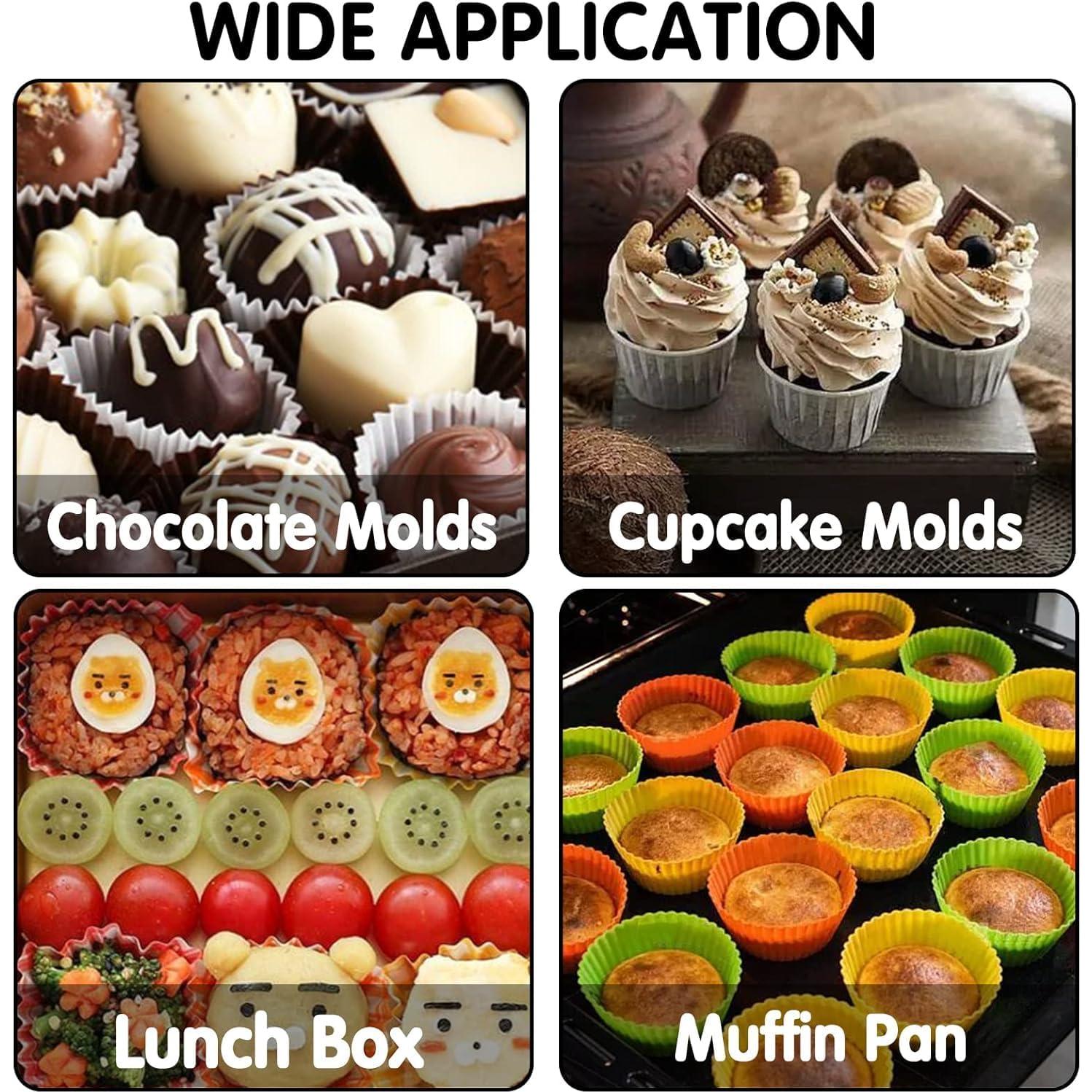 Divisores de caja de almuerzo de silicona WSmelon - 24 piezas
