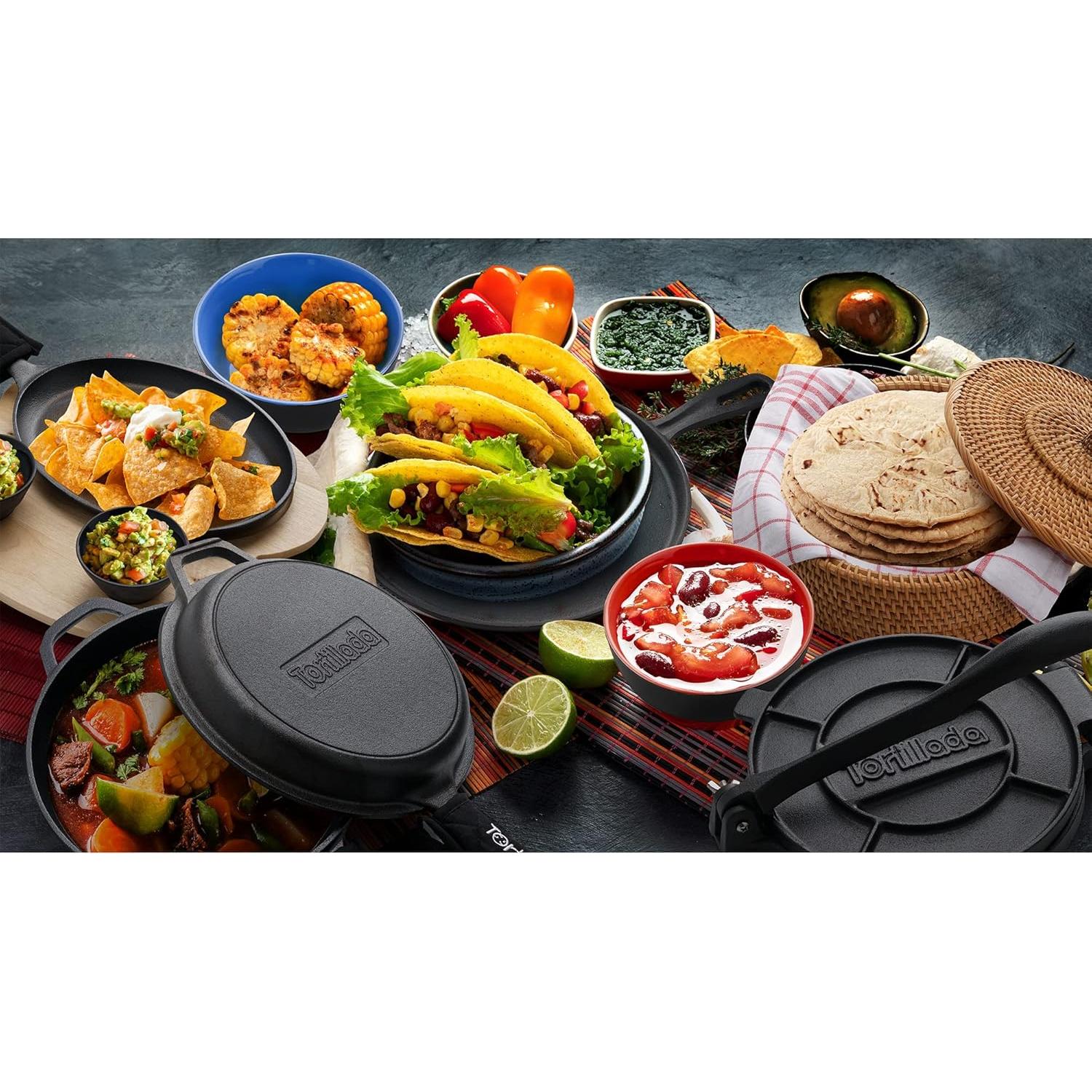 Cesta Calentadora de Tortillas Tortillada 10 Pulgadas Ratán